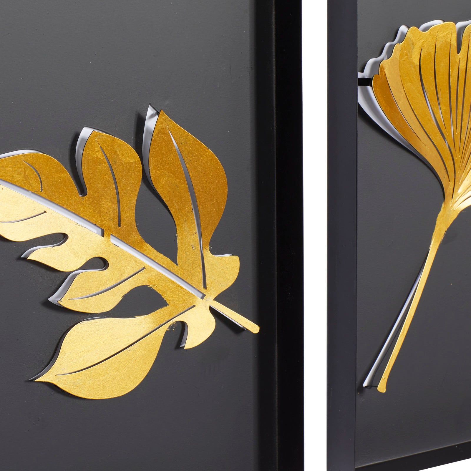 Black Contemporary Metal Wall D&#xE9;cor Set