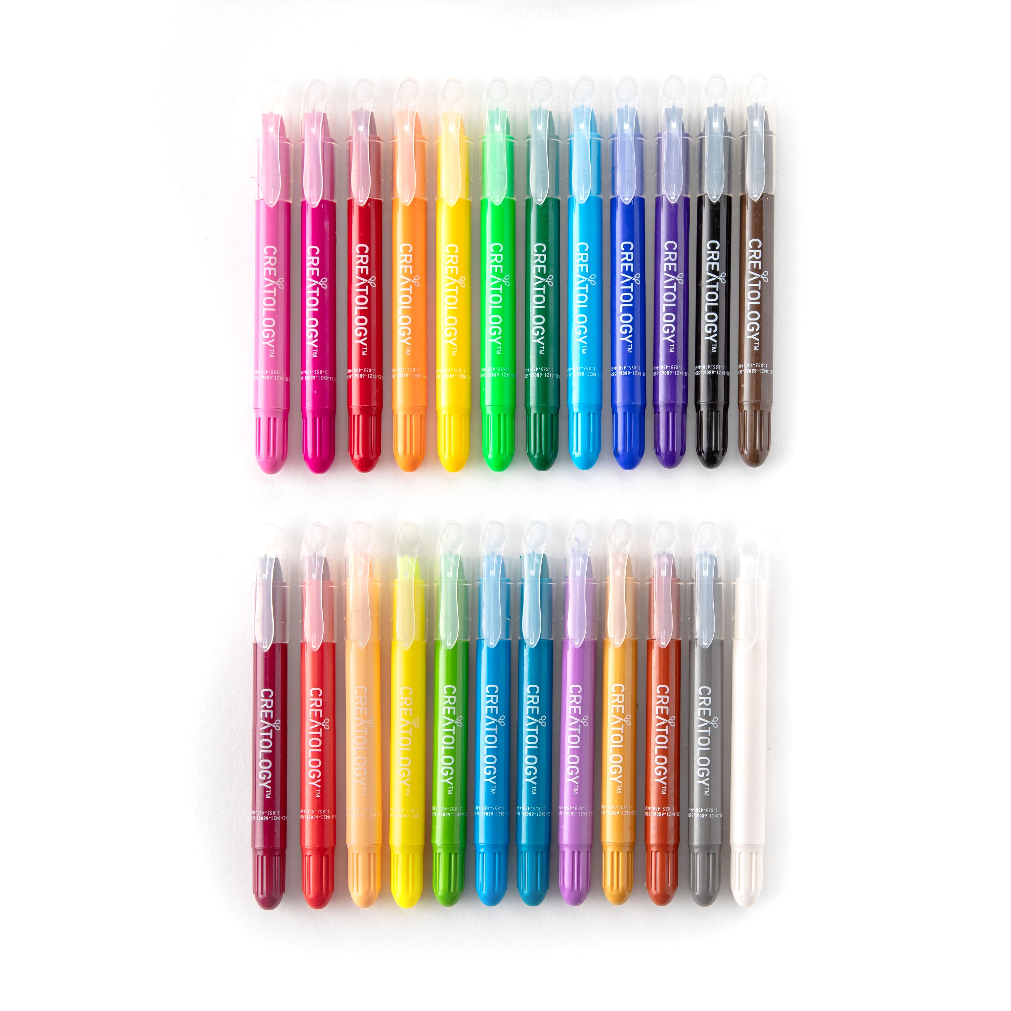 Silky Crayons By Creatology&#x2122;, 24 Pack