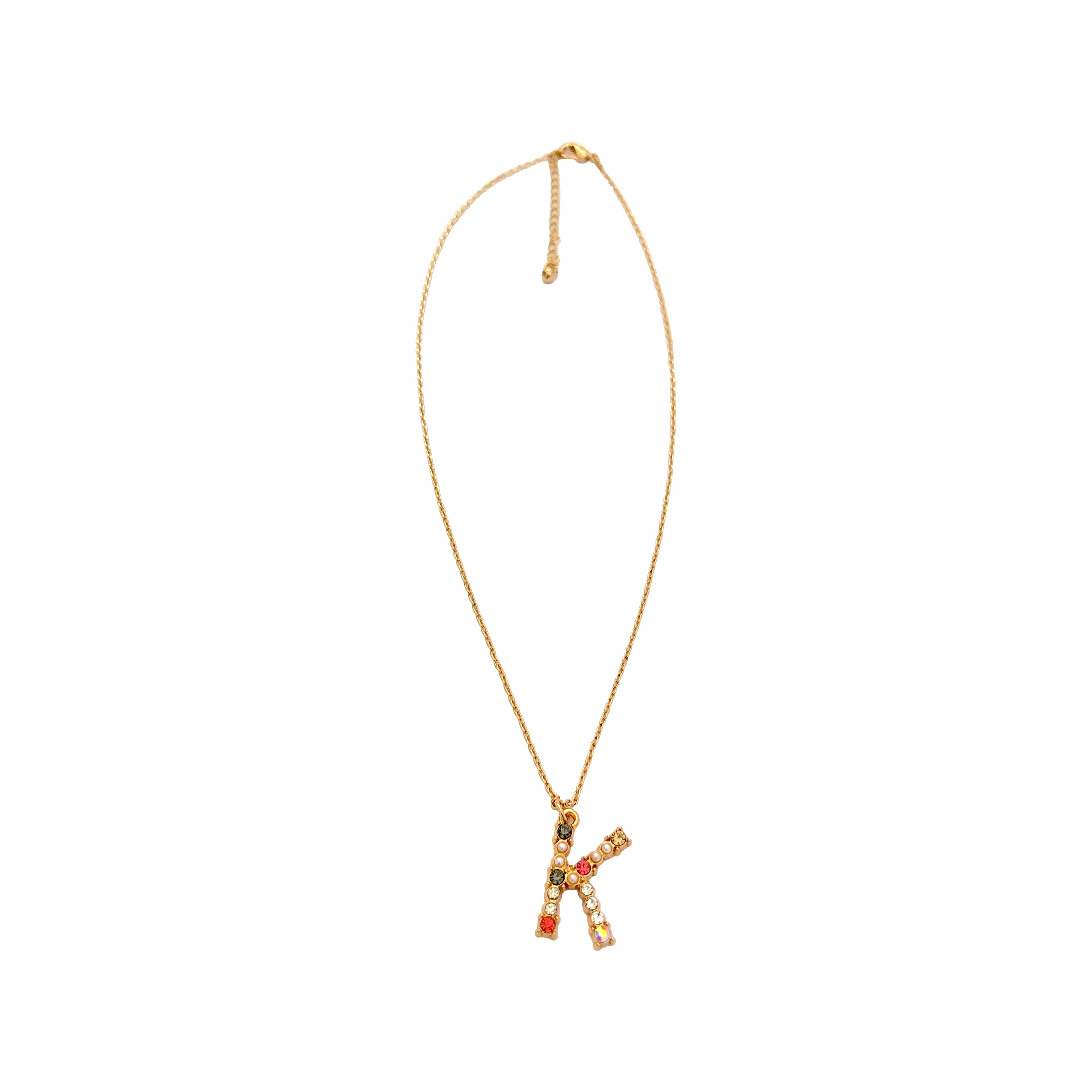 Blue Moon Studio&#x2122; Gold-Colored Alphabet Stone Charm Set