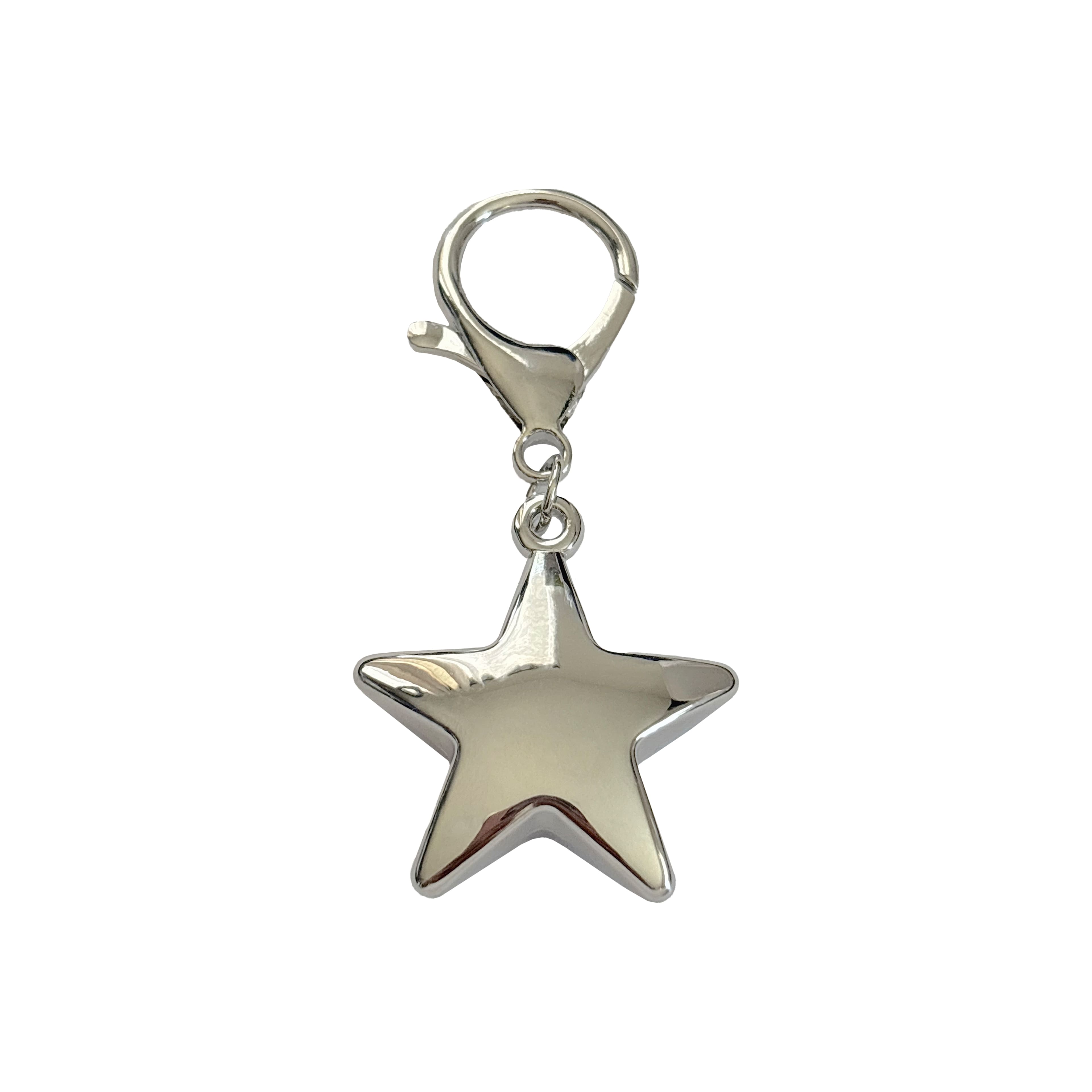 Blue Moon Studio™ Large Silver Star Bag Charm