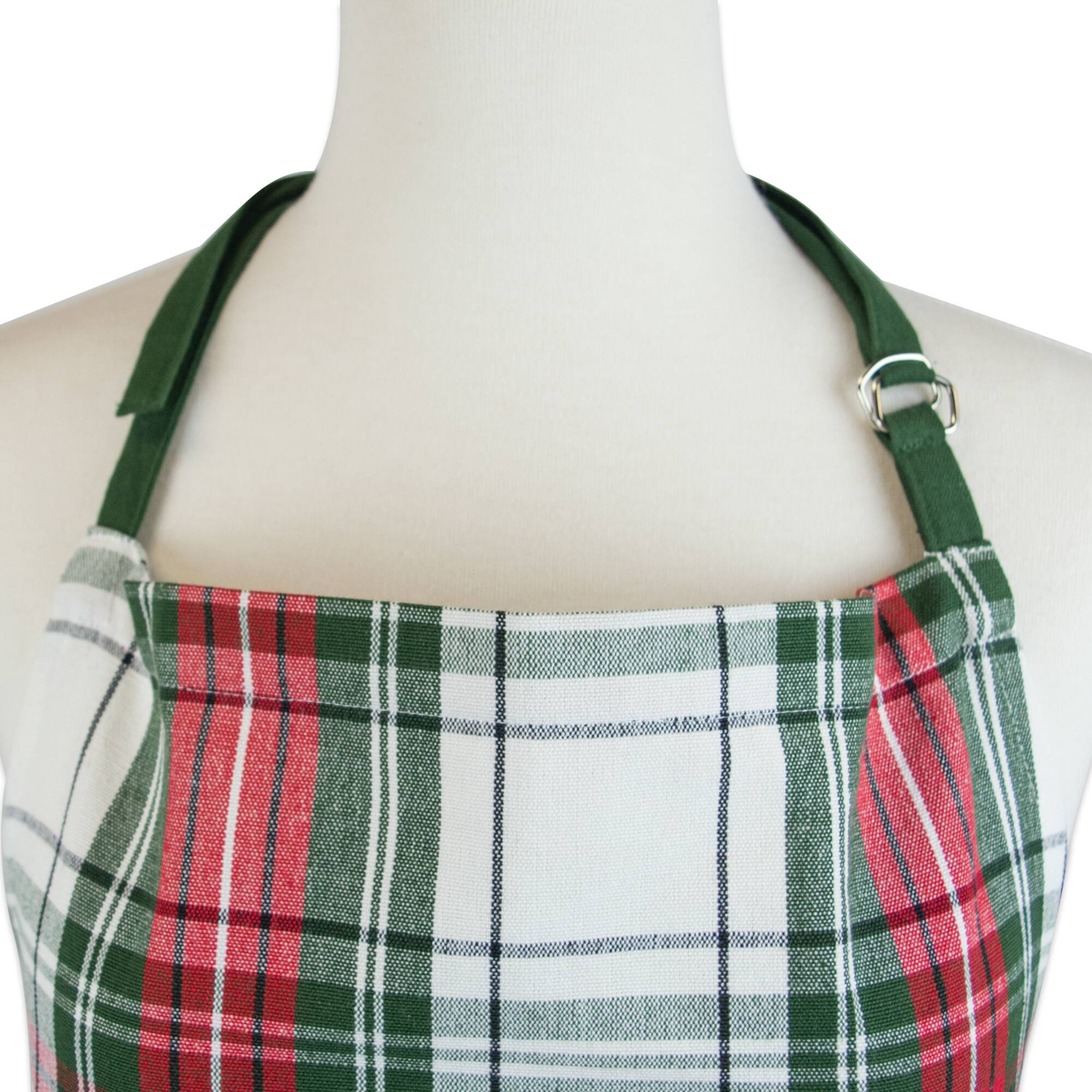 DII&#xAE; Christmas Plaid Chef Apron