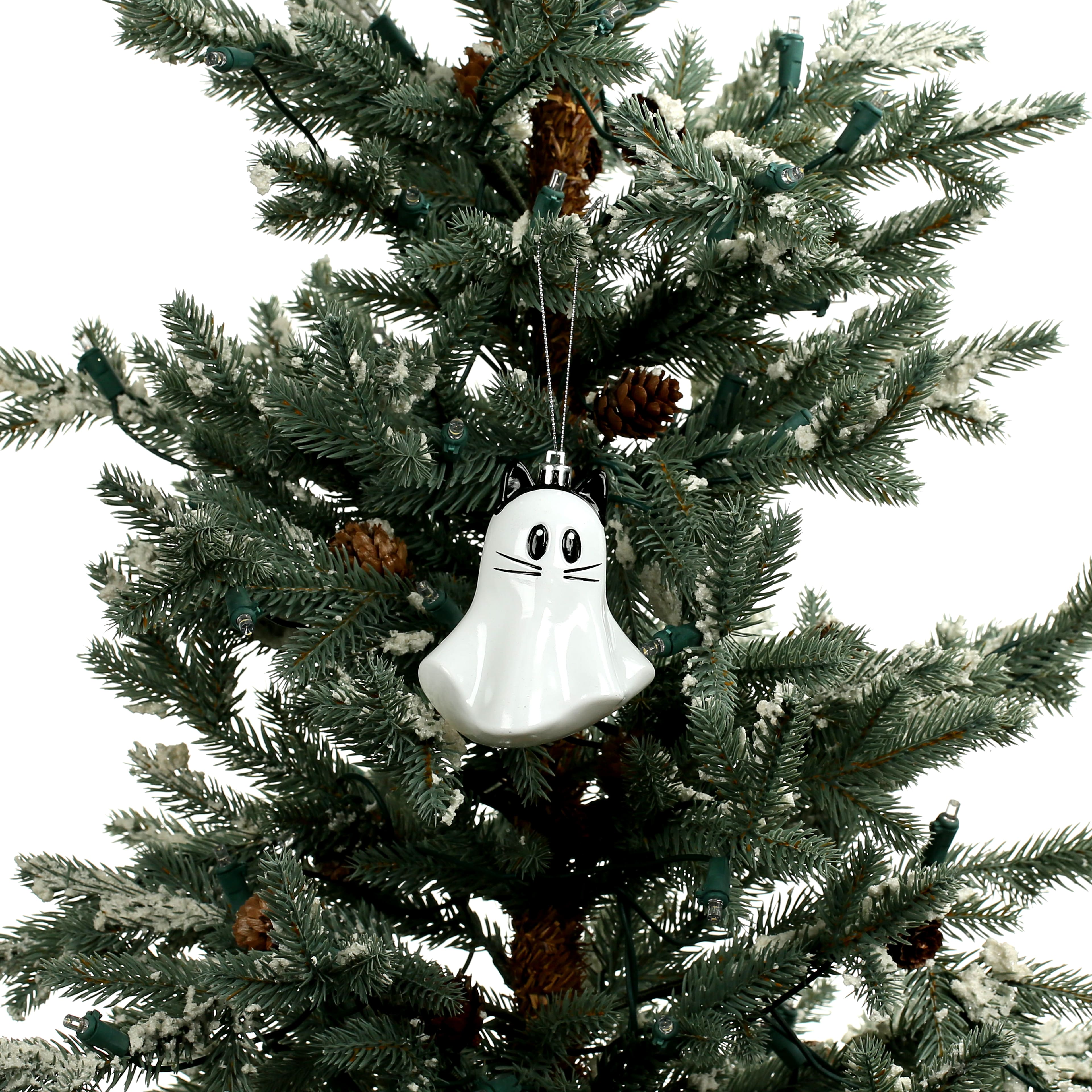 4&#x22; Cat Ghost Plastic Ornament by Ashland&#xAE;