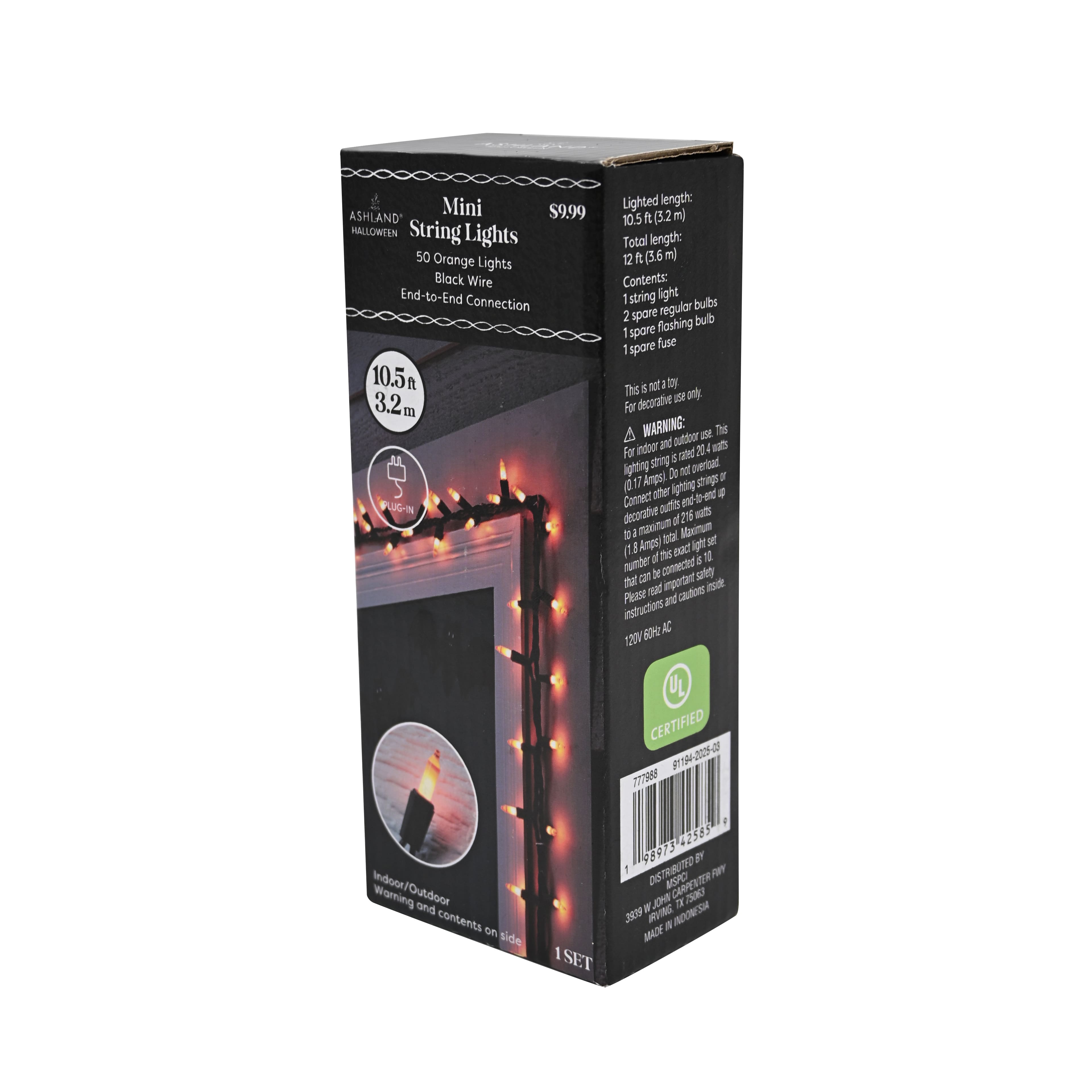 10.5ft. Mini Orange String Lights by Ashland&#xAE;