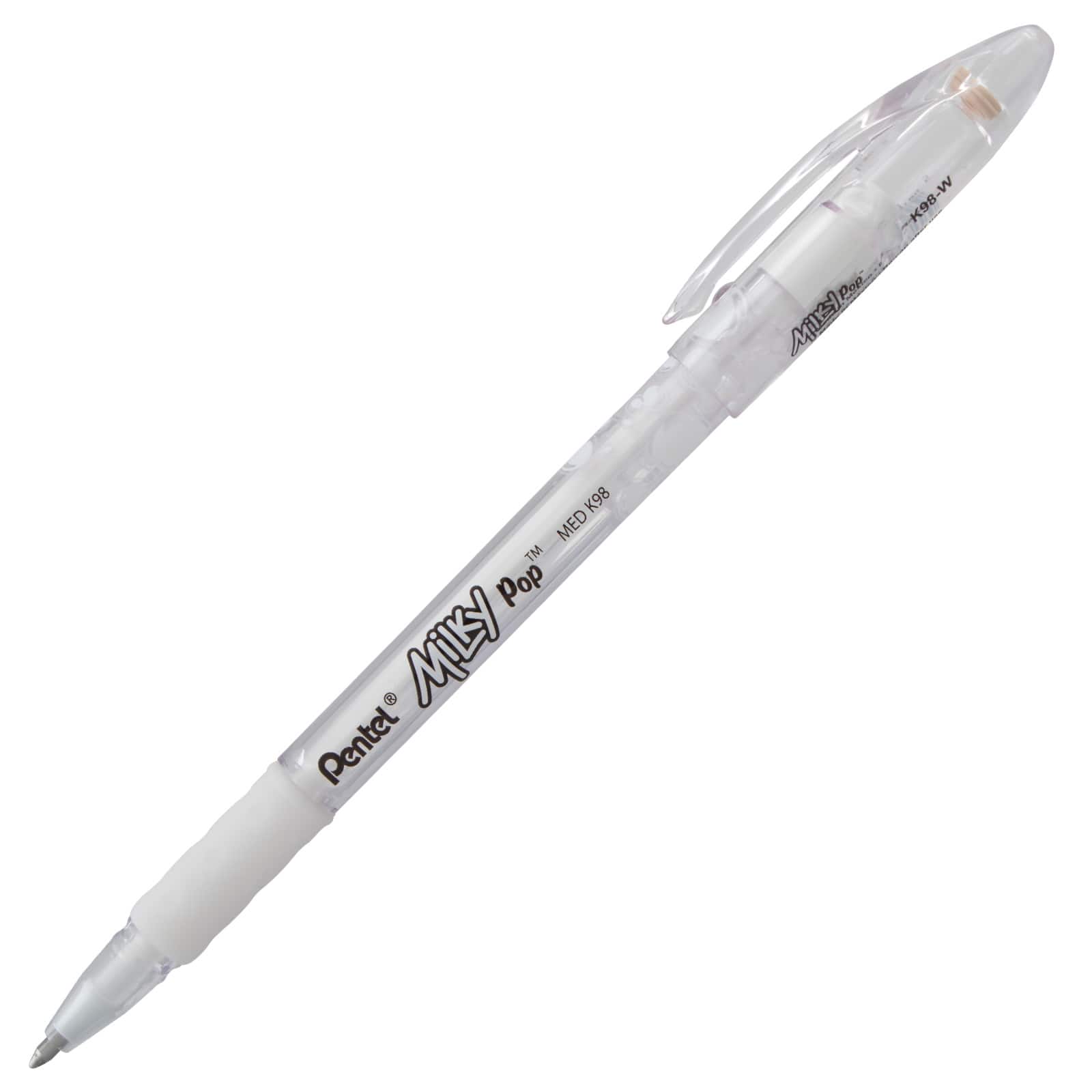 Pentel&#xAE; Milky Pop&#x2122; Medium White Pastel Gel Pen