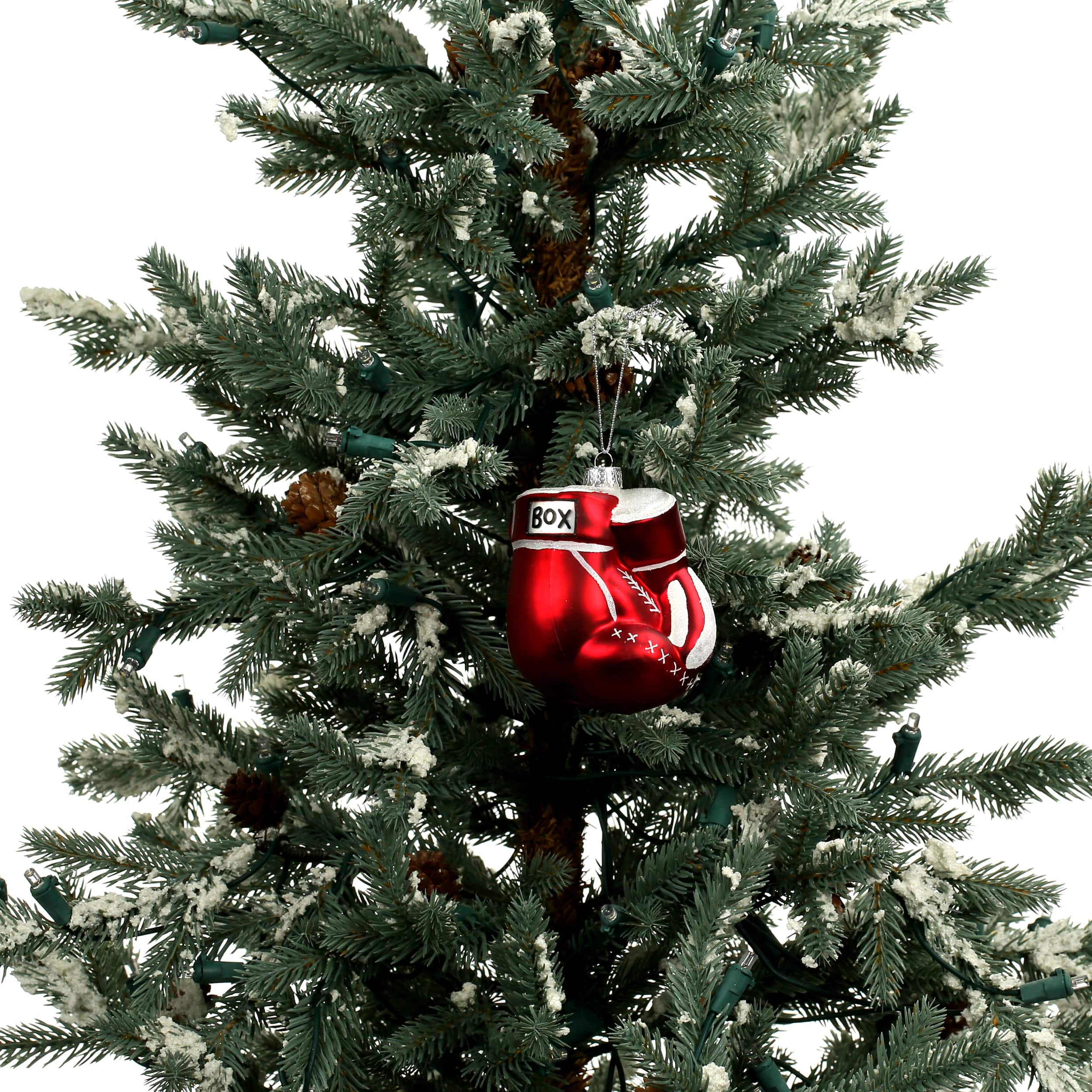 3.5" Red Glass Boxing Gloves Ornament by Ashland®
