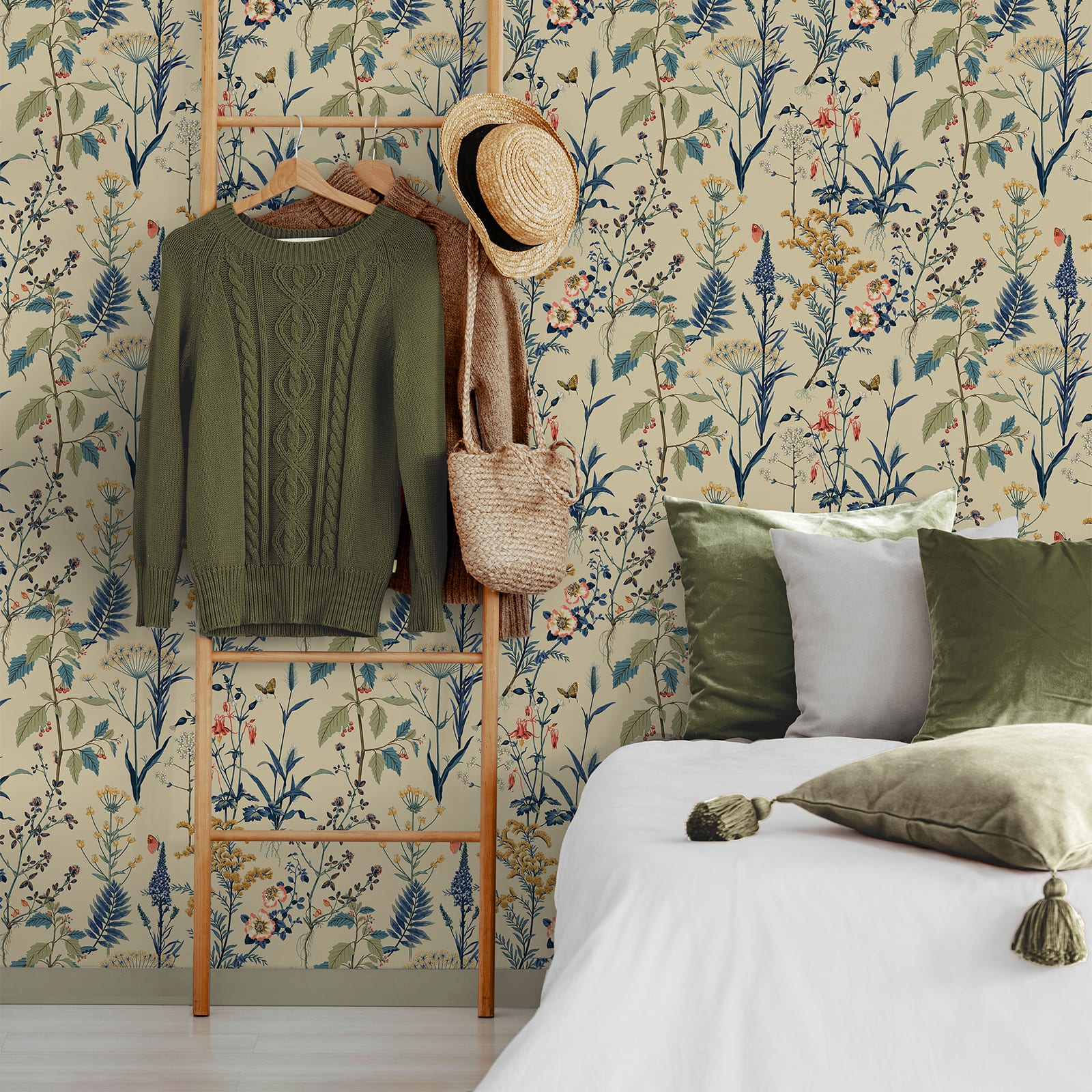 Surface Style Berkshire Meadow Floral Peel & Stick Wallpaper