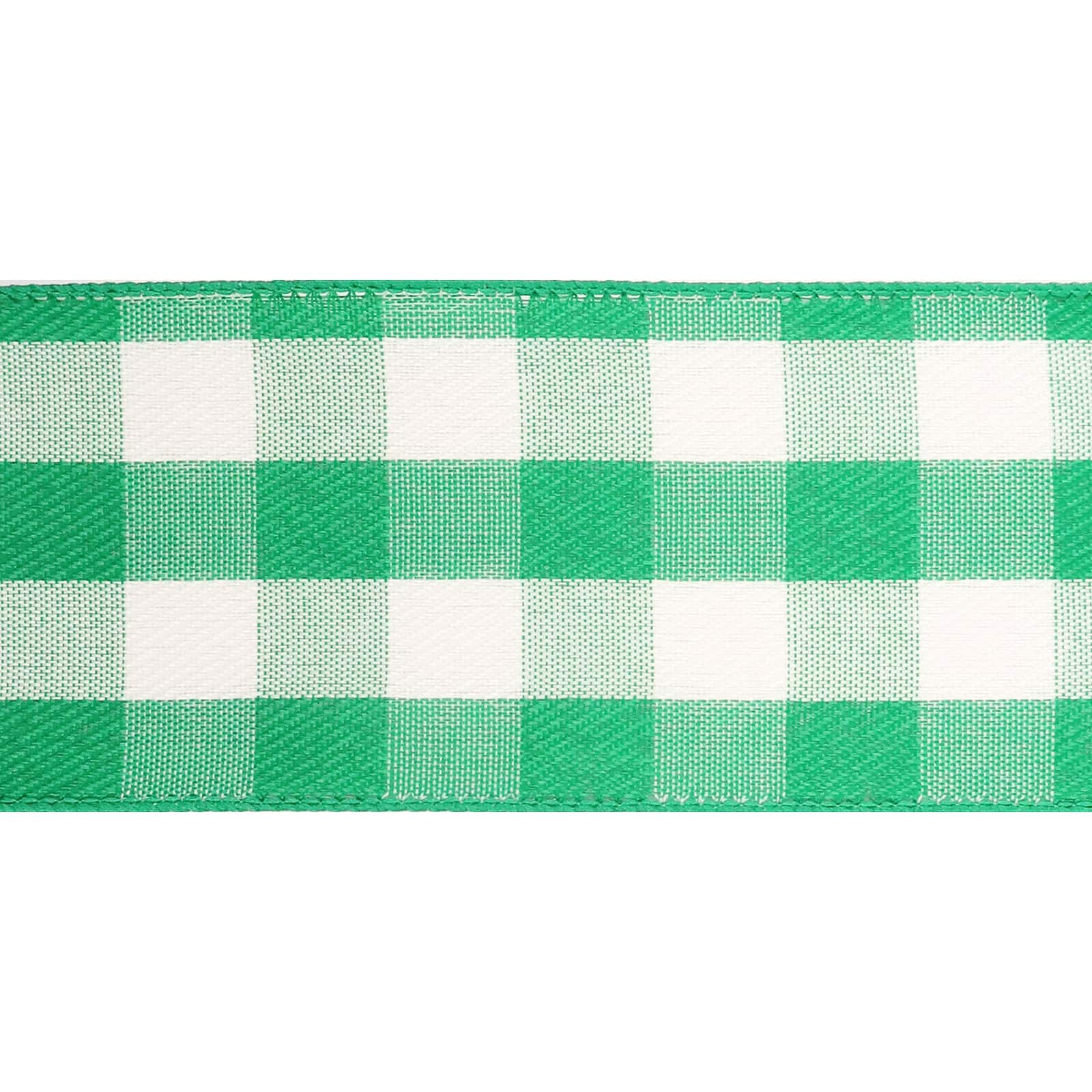 12 Pack: 2.5" x 8.3yd. Wired Gingham Ribbon by Celebrate It™