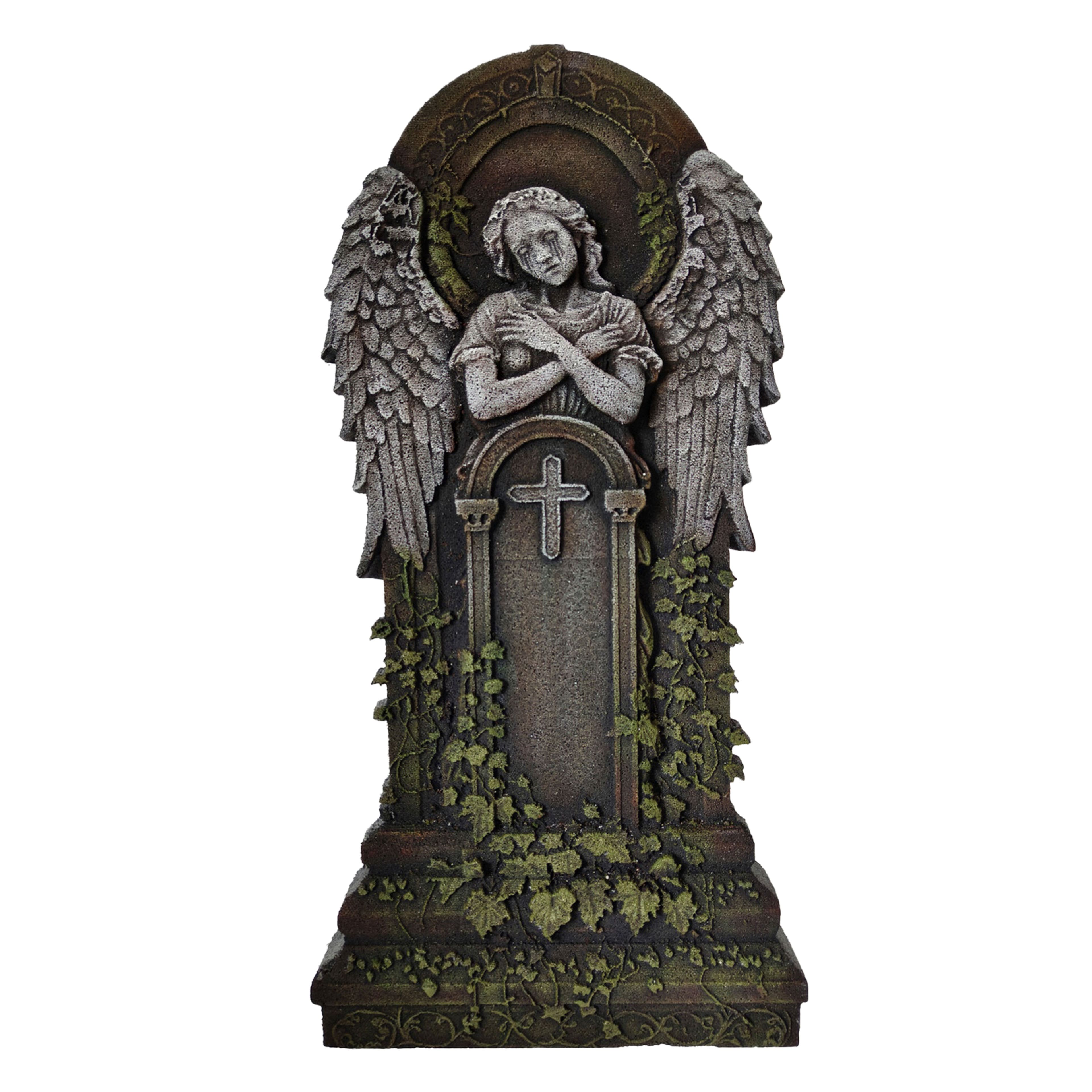 35" Gray Bleeding Angel Tombstone by Ashland®