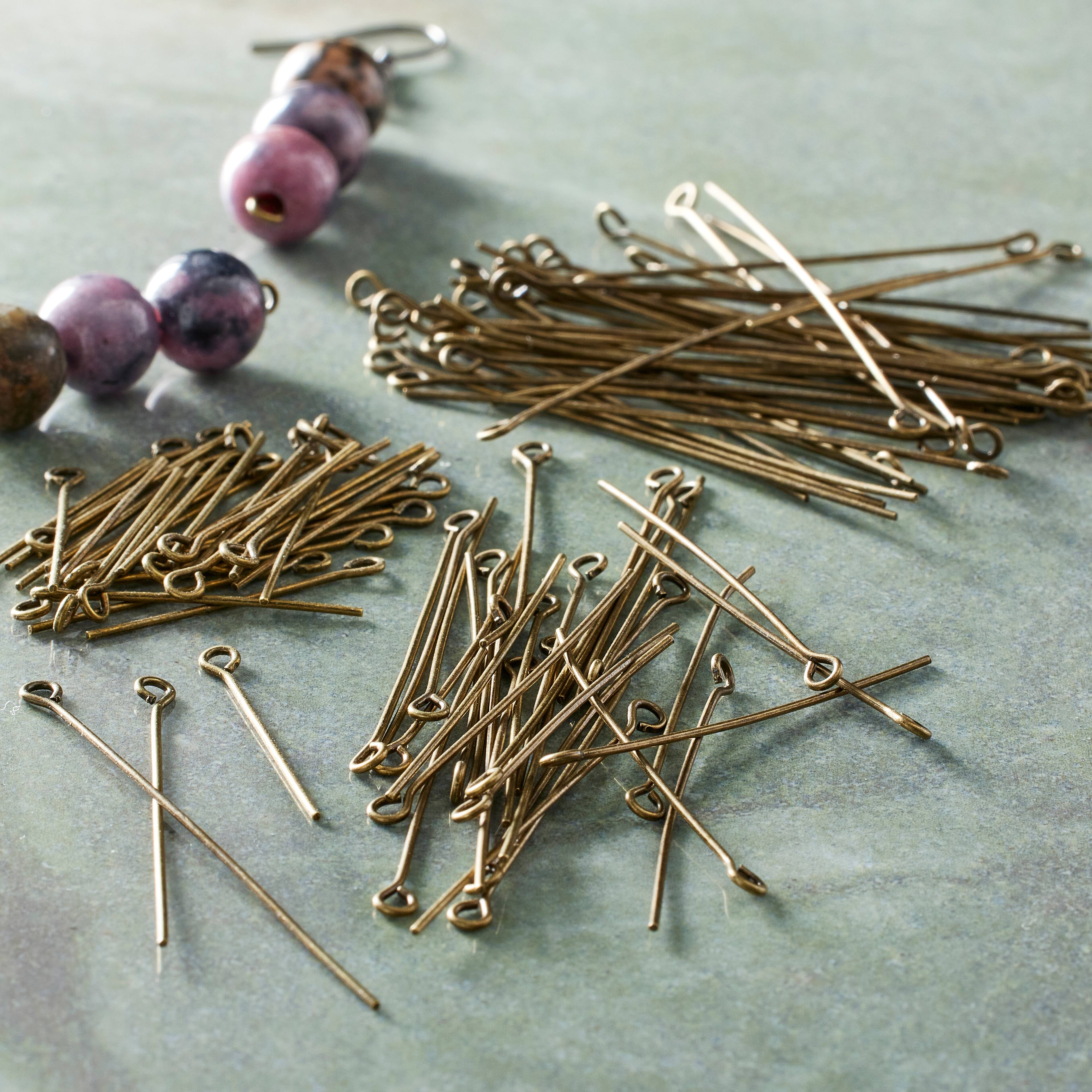 12 Packs: 120 ct. (1,440 total) Eye Pins Mix by Bead Landing™