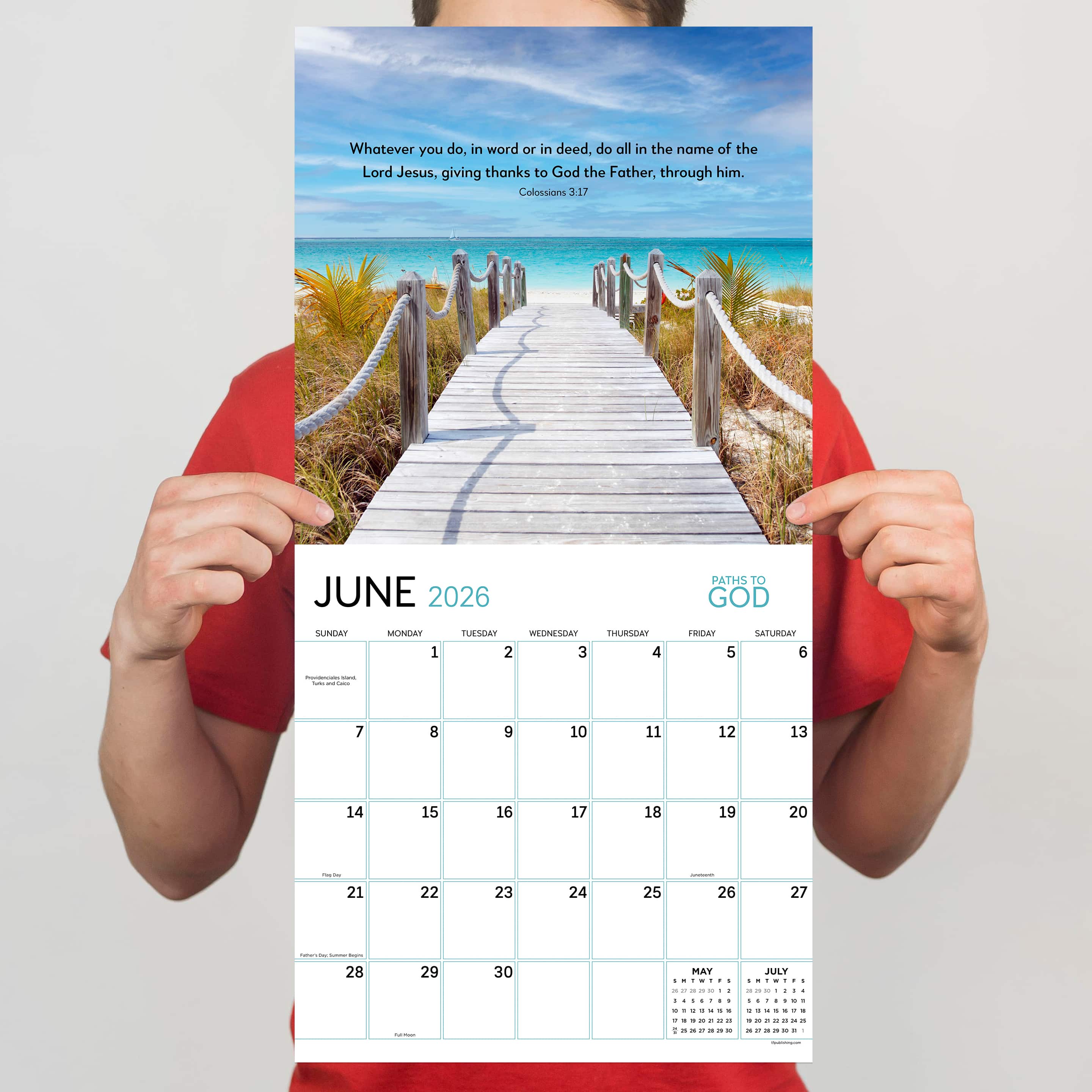 2026 Paths to God Wall Calendar