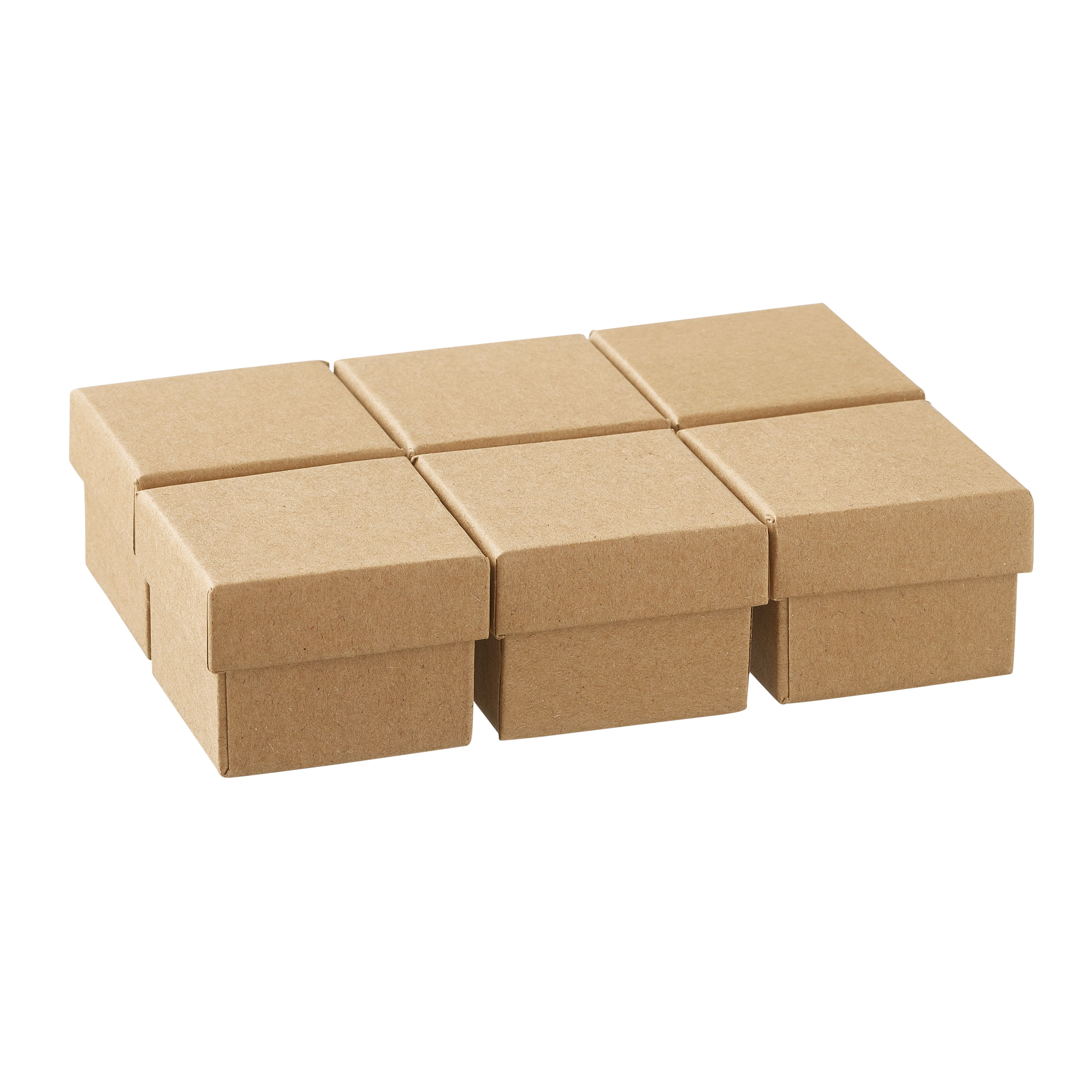 12 Packs: 6 ct. (72 total) Kraft Ring Boxes by Bead Landing&#x2122;