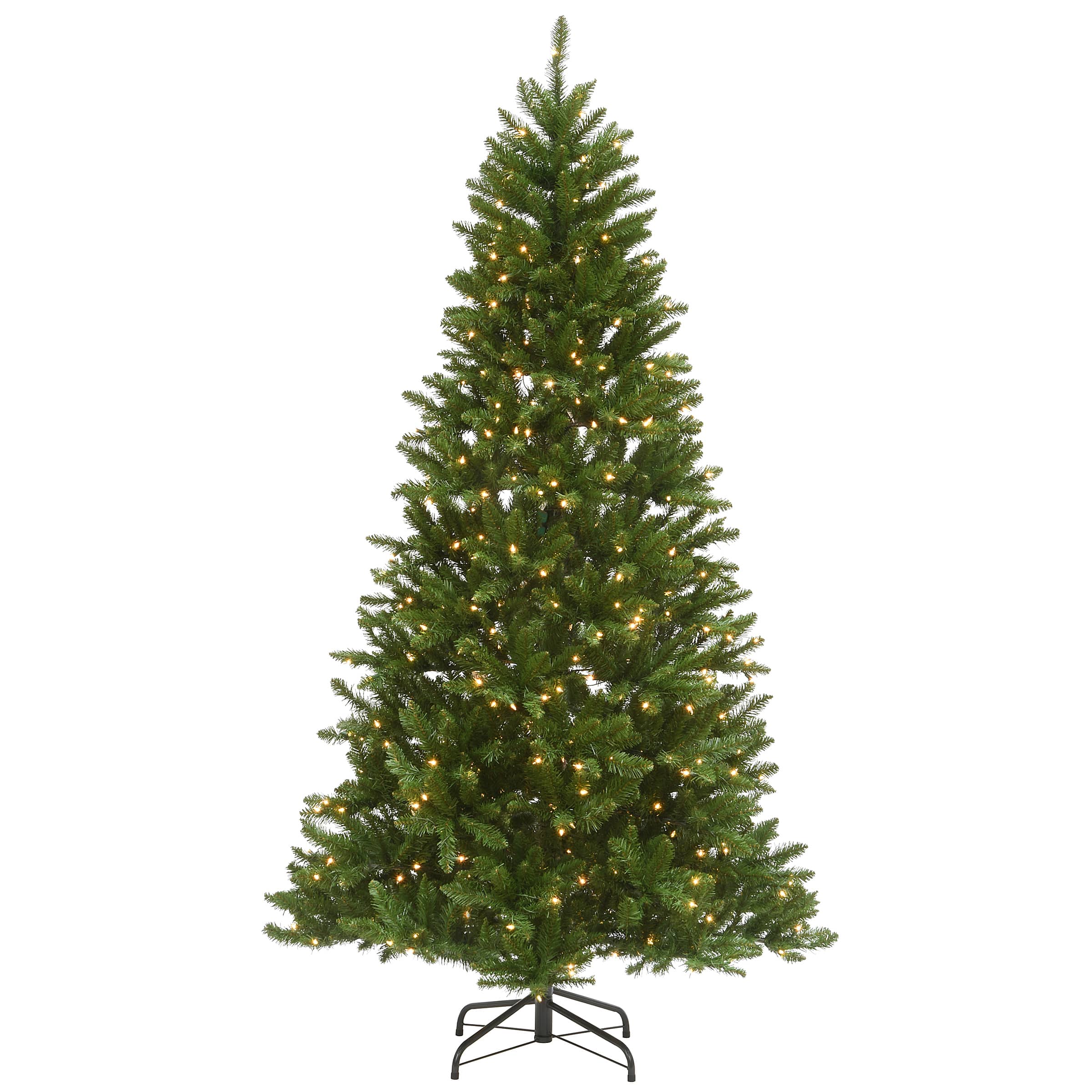 7.5ft. Pre-Lit Peyton Spruce Artificial Christmas Tree, Clear Lights