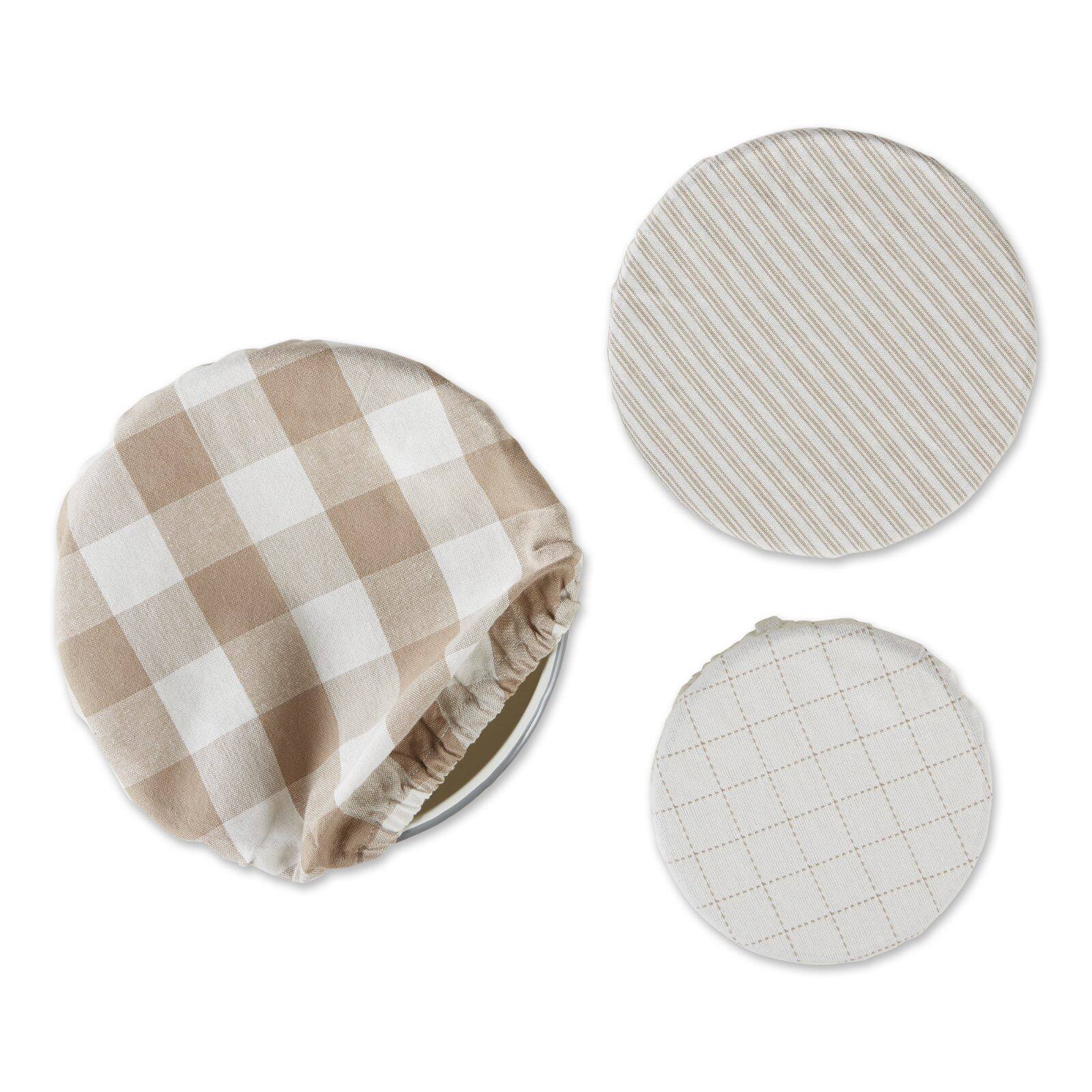 DII® Assorted Stone Farmhouse Woven Dish Cover Set