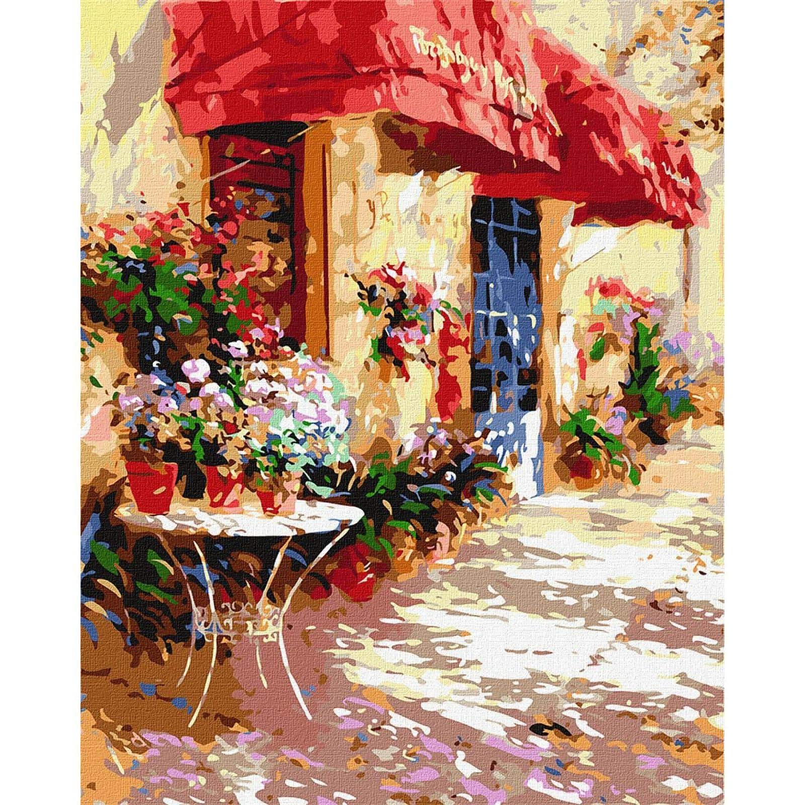 Flower Shop Painting by Numbers Kit