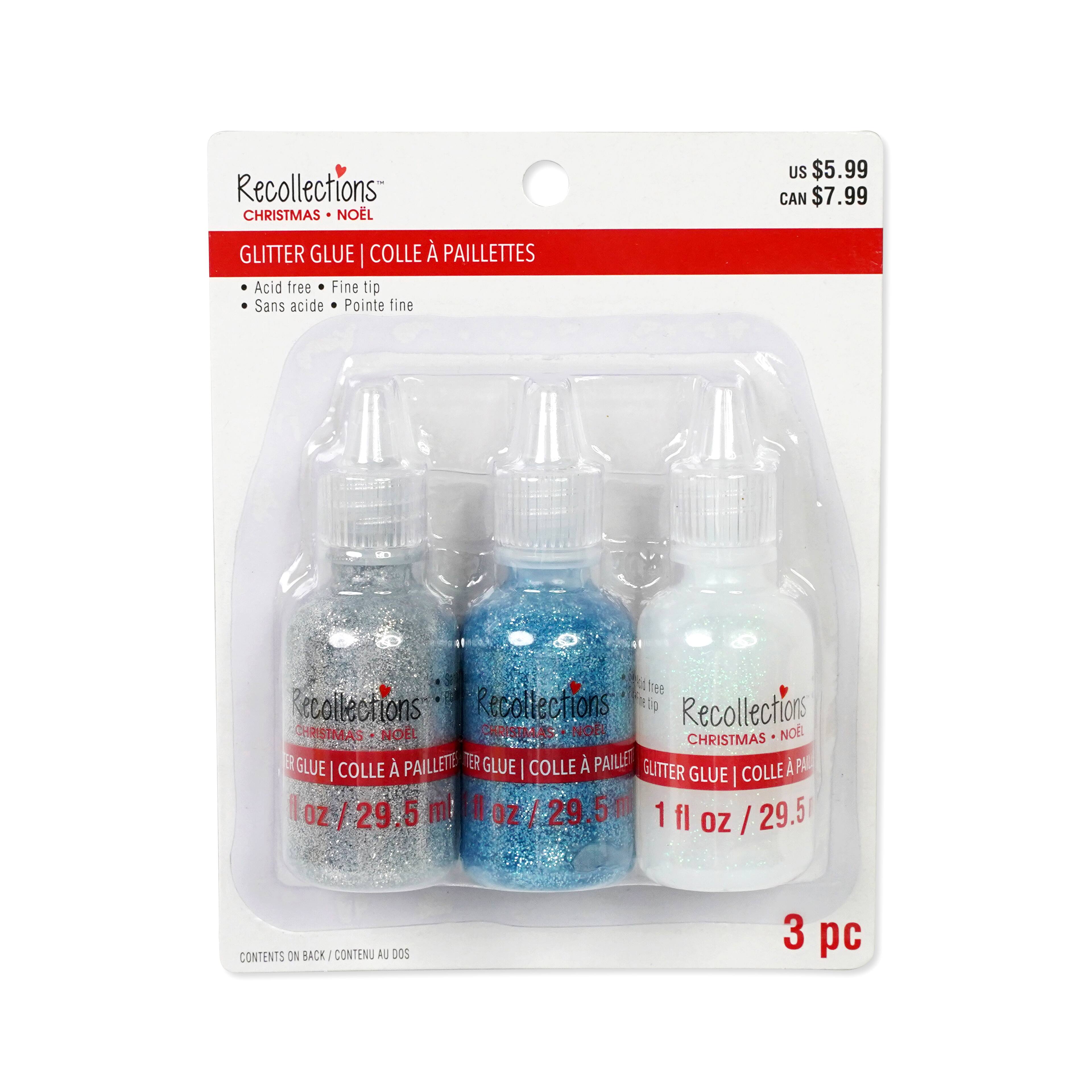 1oz. Metallic Mix Glitter Glue, 3ct. by Recollections&#x2122;