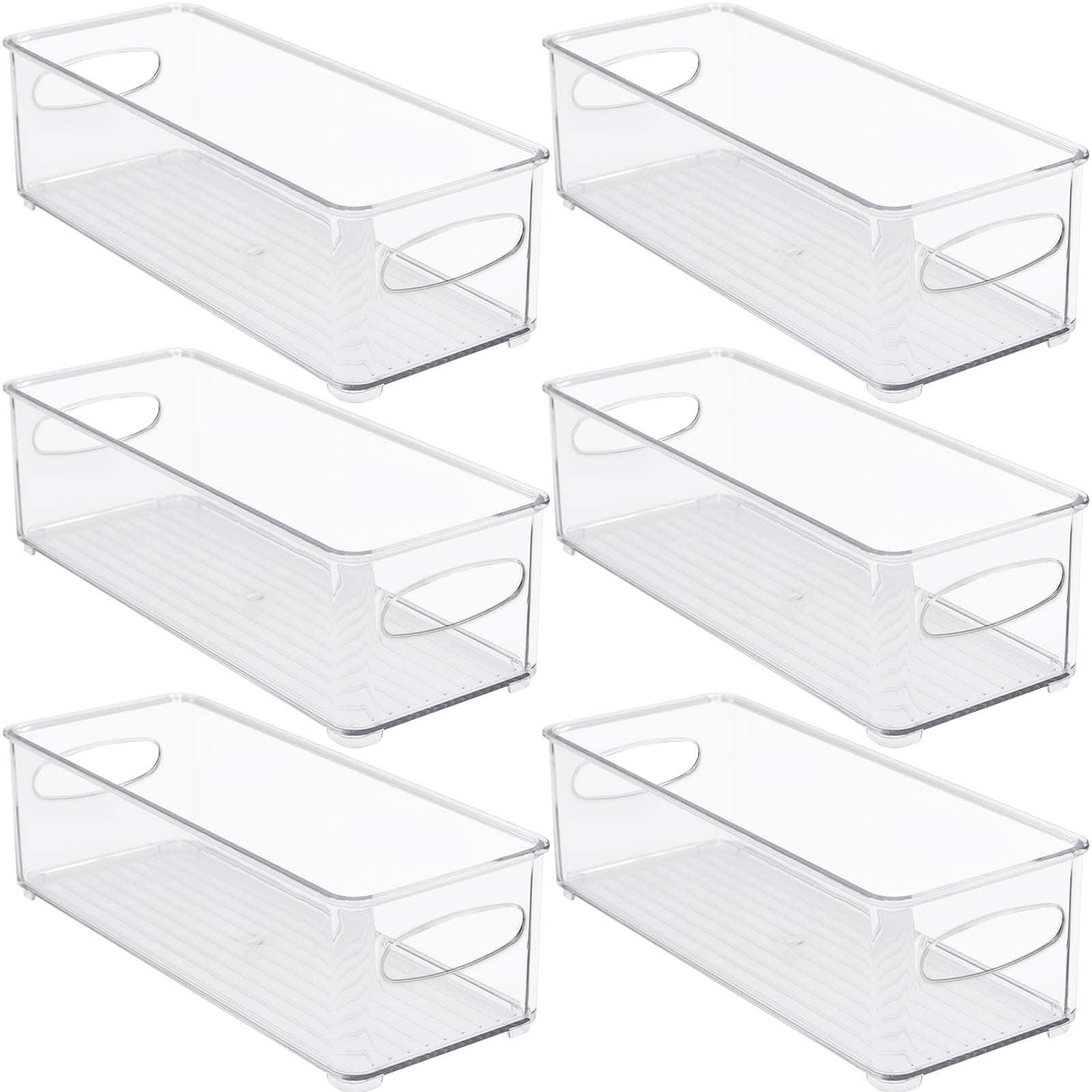 Sorbus Small Clear Kitchen &#x26; Fridge Storage Bins