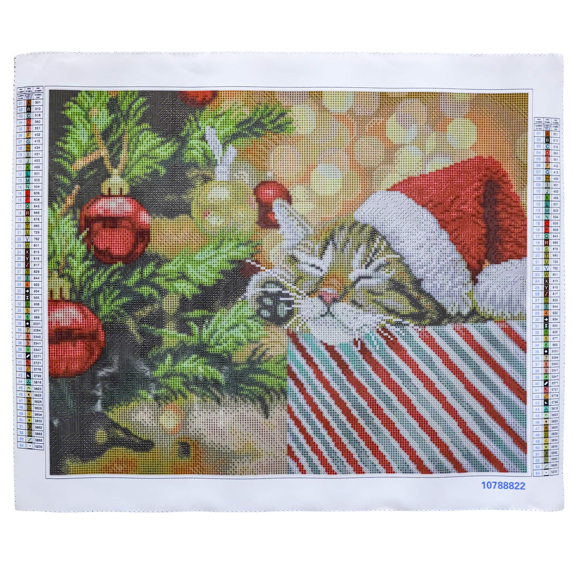 16&#x22; x 20&#x22; Sleeping Cat Diamond Art Kit by Make Market&#xAE;