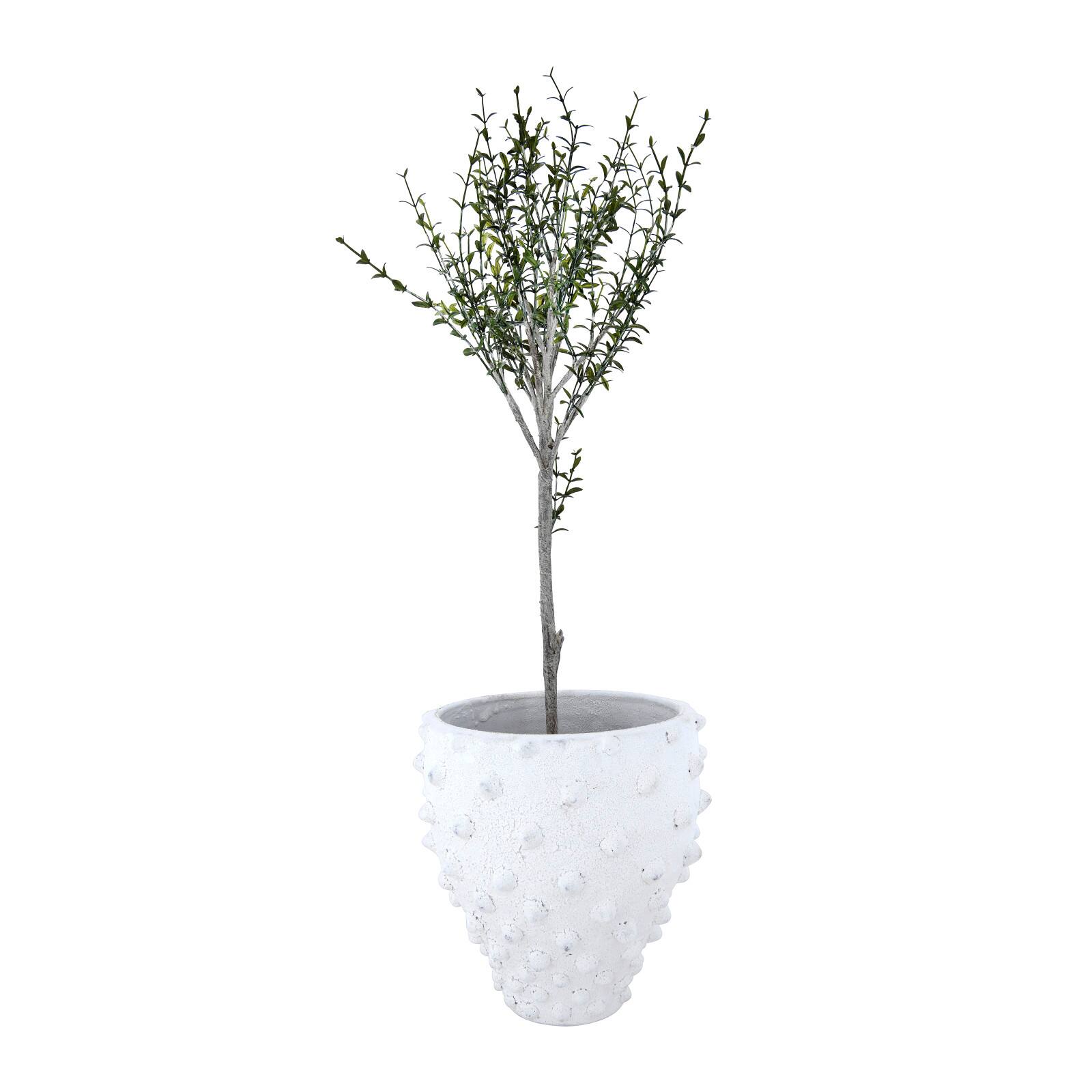 Hello Honey&#xAE; 10&#x22; Textured Polka Dot Terra Cotta Planter