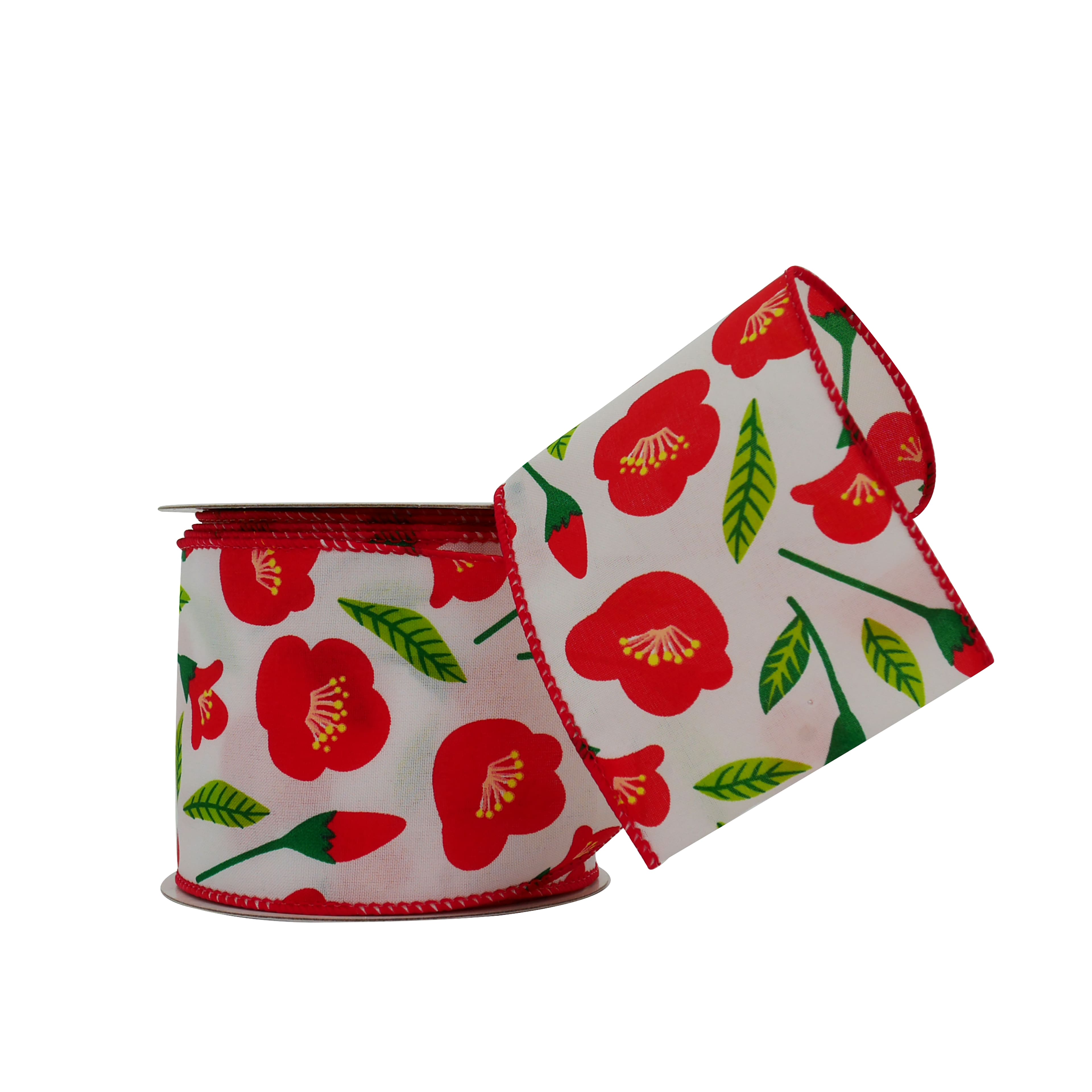 即日発送❣️アンドマリー Flower ribbon tops red andmary Flower ribbon tops red アンドマリー フラワーリポン