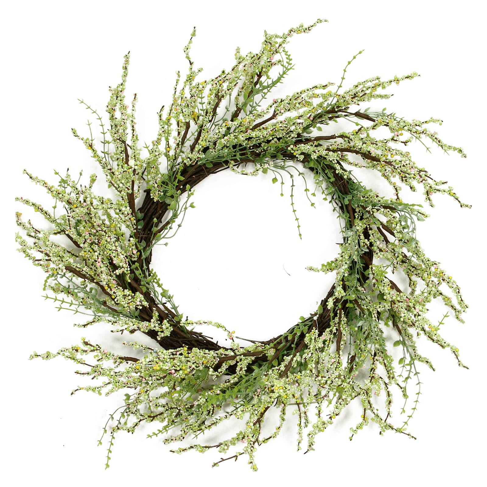12" Spring Decorative Berry Twig Wreath