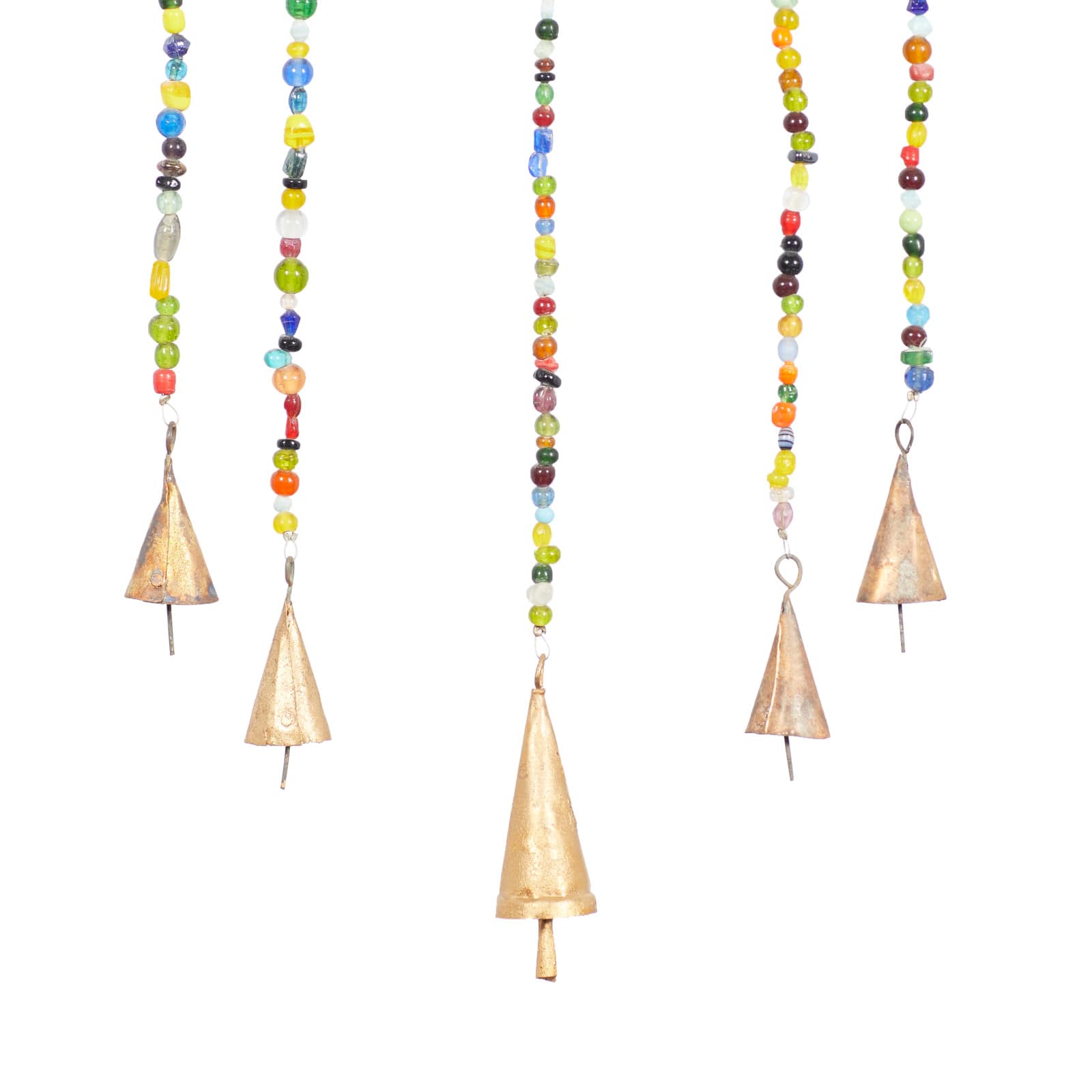 29&#x22; Gold Metal Tree Eclectic Windchime