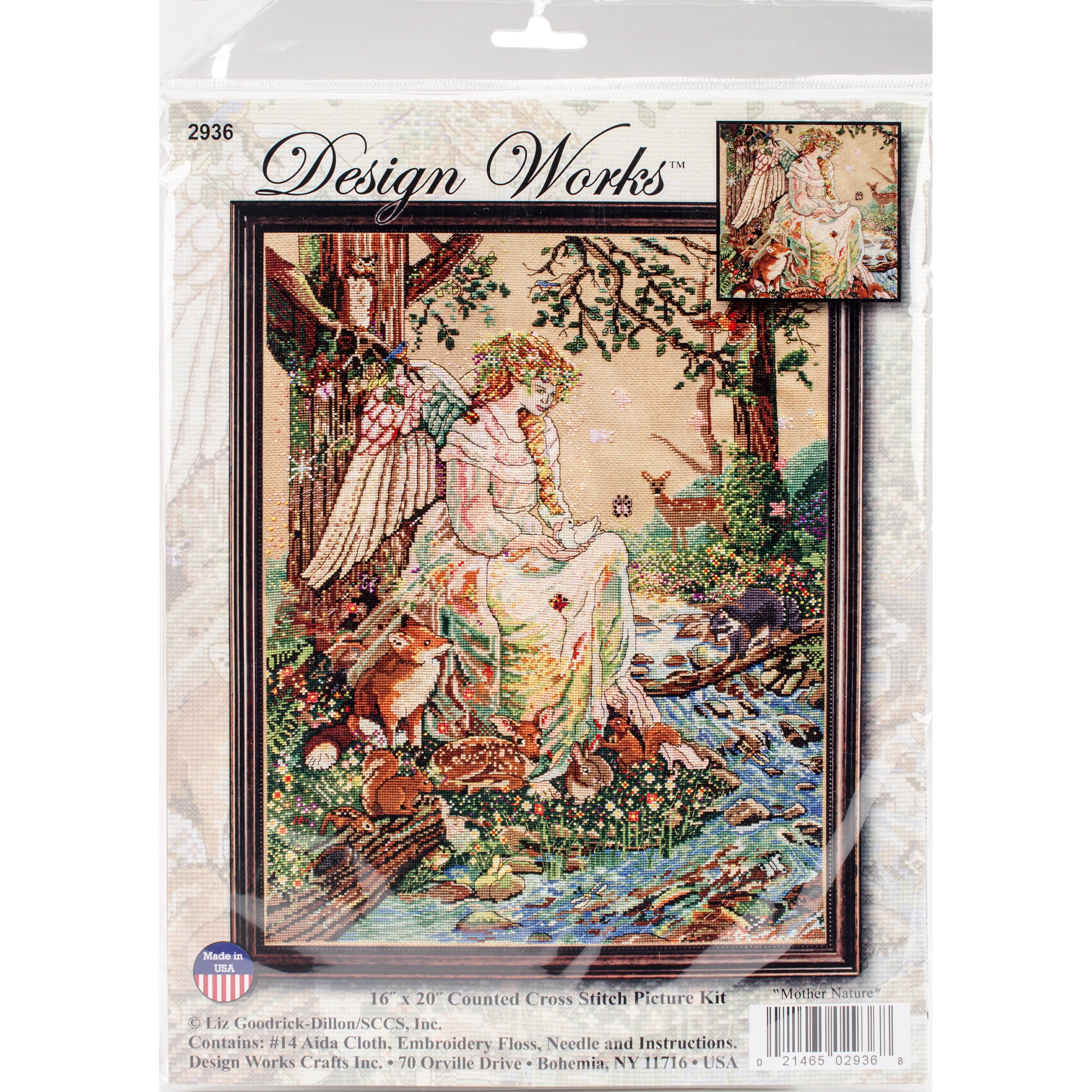 Design Works&#x2122; Mother Nature Counted Cross Stitch Kit