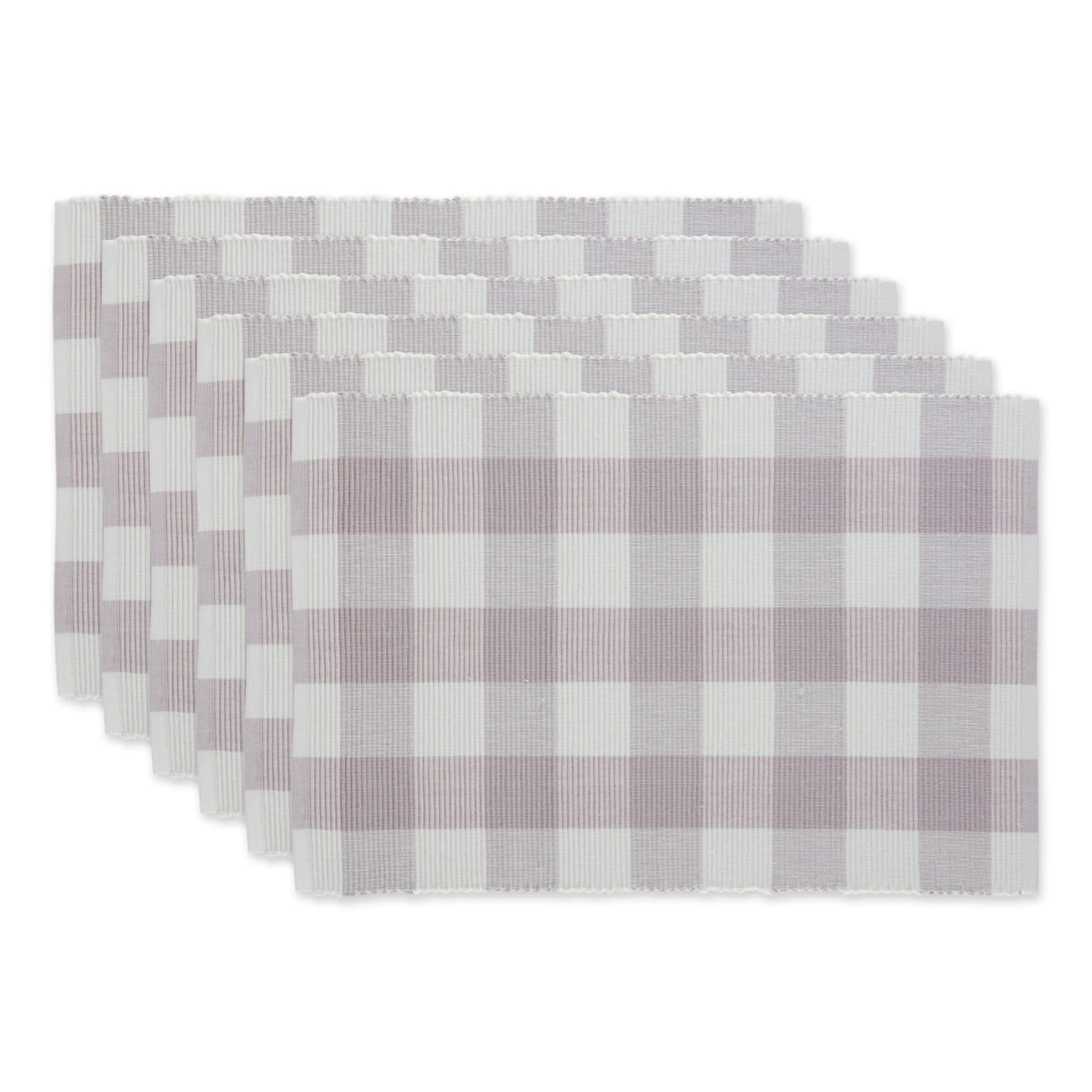 DII® Buffalo Check Ribbed Placemat, 6ct.
