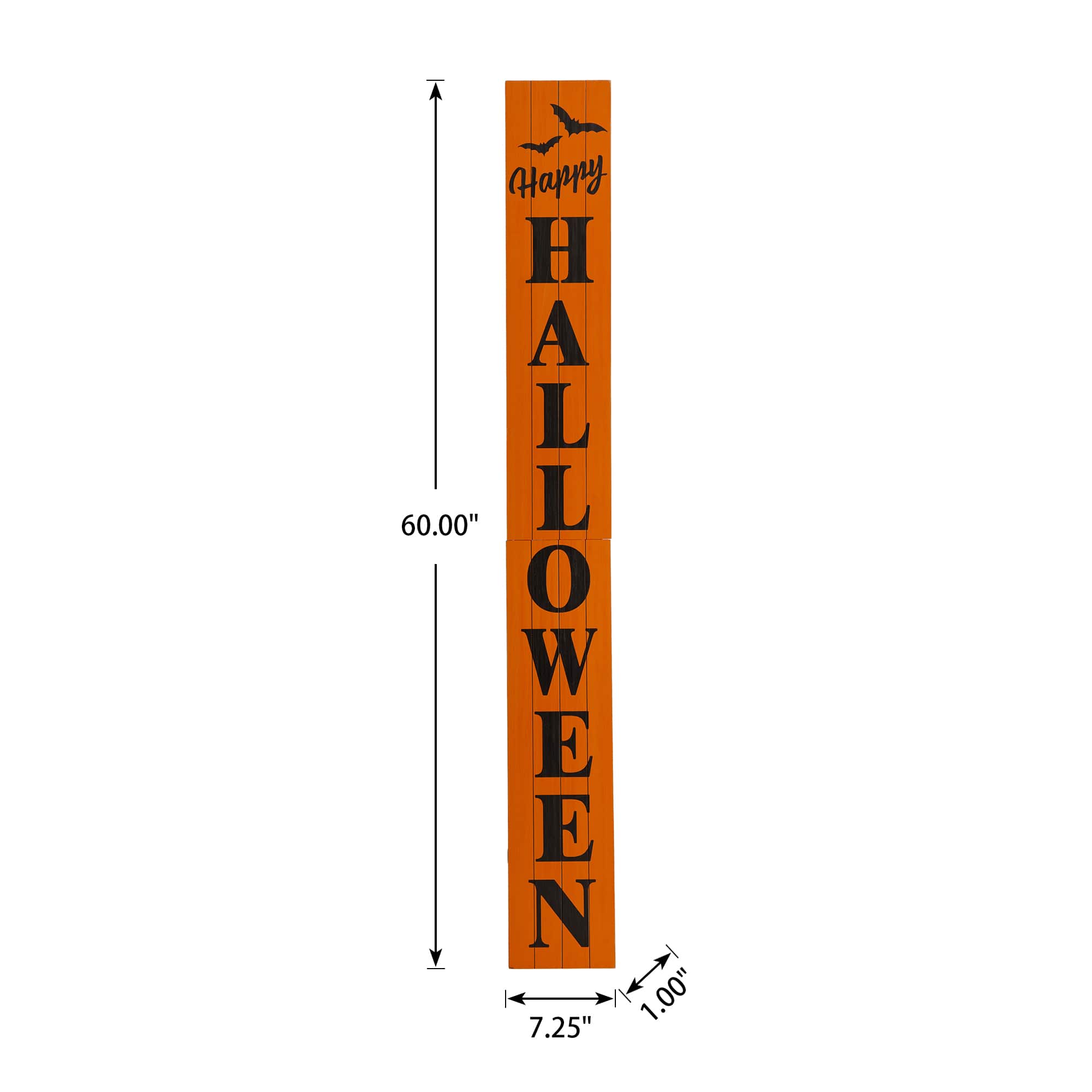 Glitzhome&#xAE; 60&#x22; Happy Halloween Porch Sign