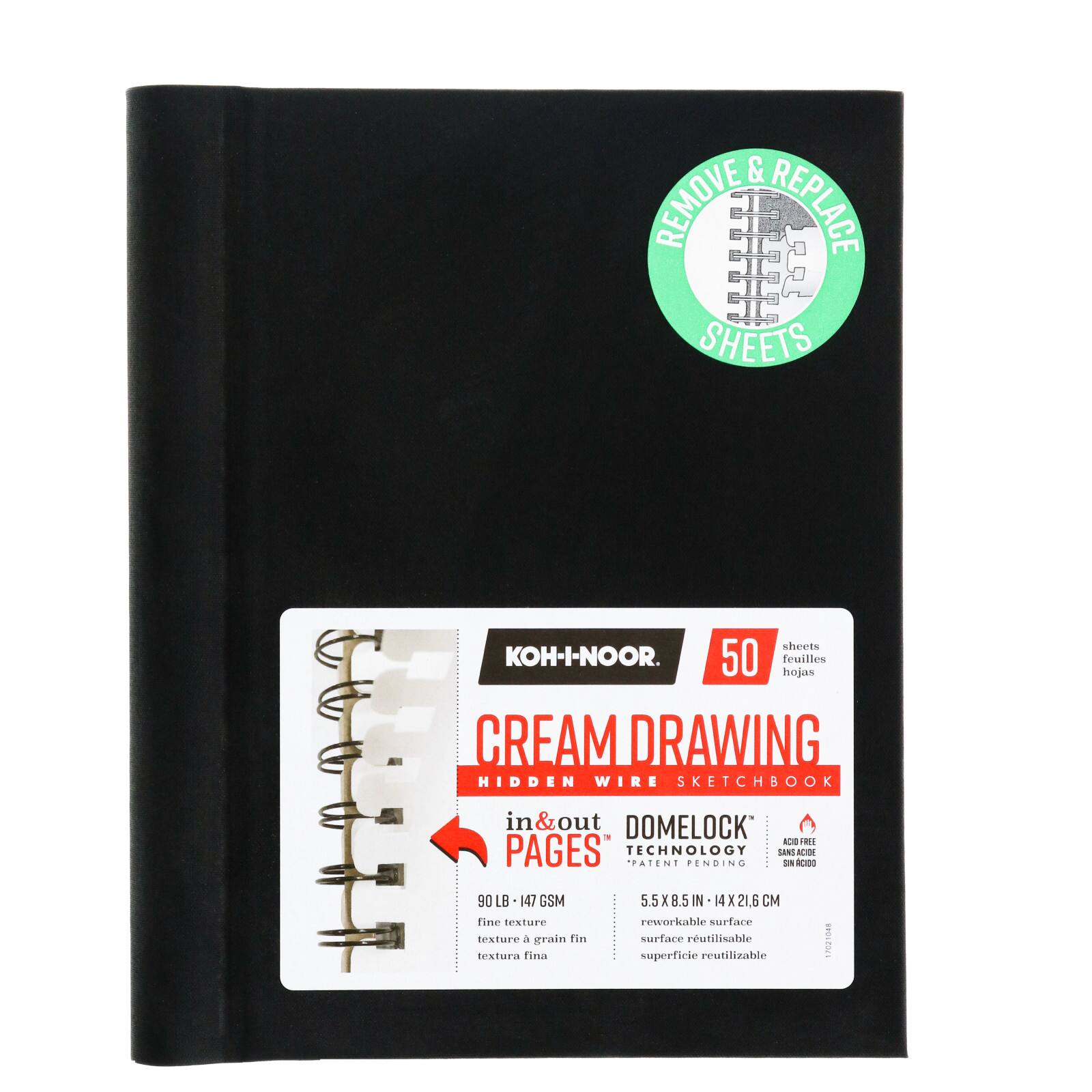 Koh-I-Noor Hidden Wire Cream Drawing Sketchbook