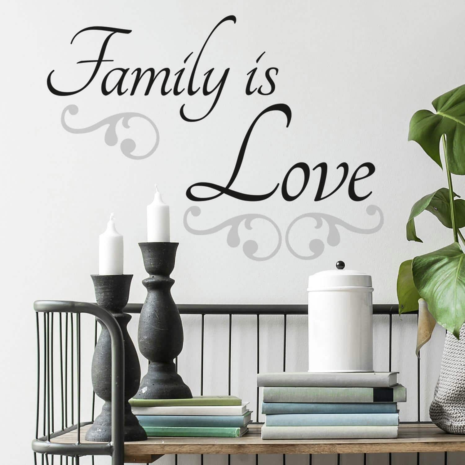 RoomMates Family Is Love Peel &#x26; Stick Wall Decals