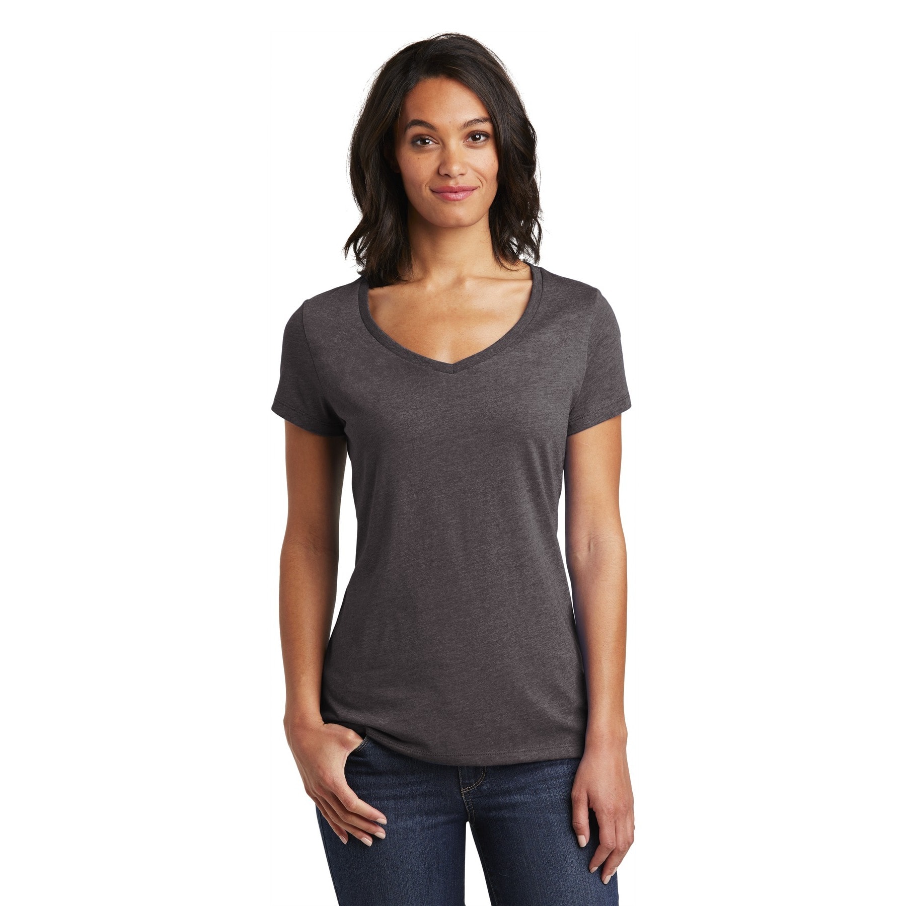 District® Very Important Tee® Heathered Women's V-Neck T-Shirt