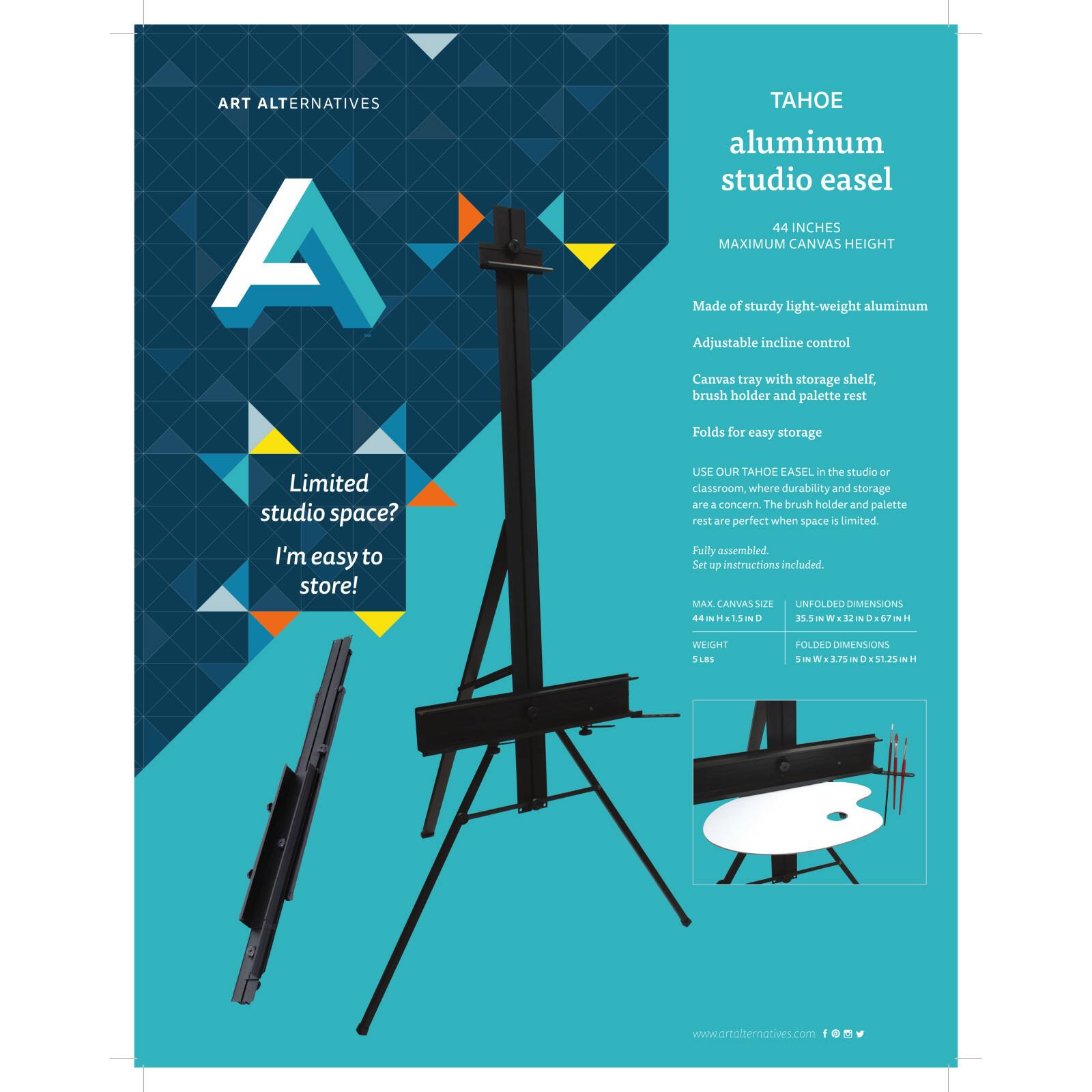 Art Alternatives Tahoe Aluminum Studio Easel