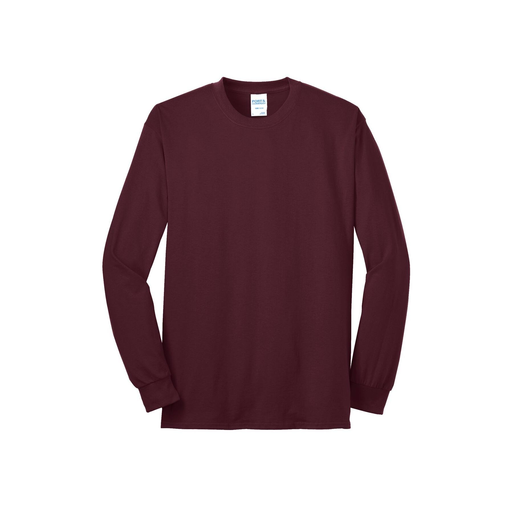 Port & Company® Long Sleeve Tall Core Blend T-Shirt