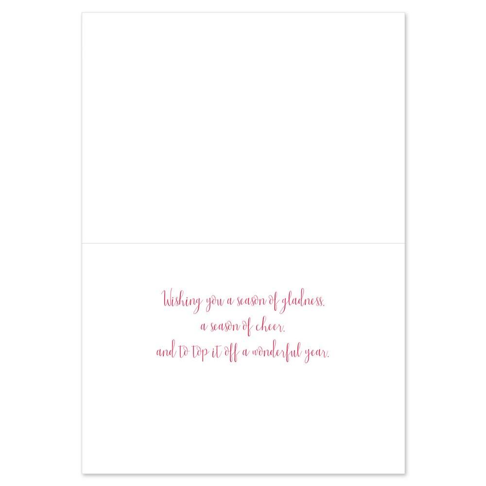 JAM Paper 5" x 7" Merry Happy Love Cards & Matching Envelopes Set, 18ct.