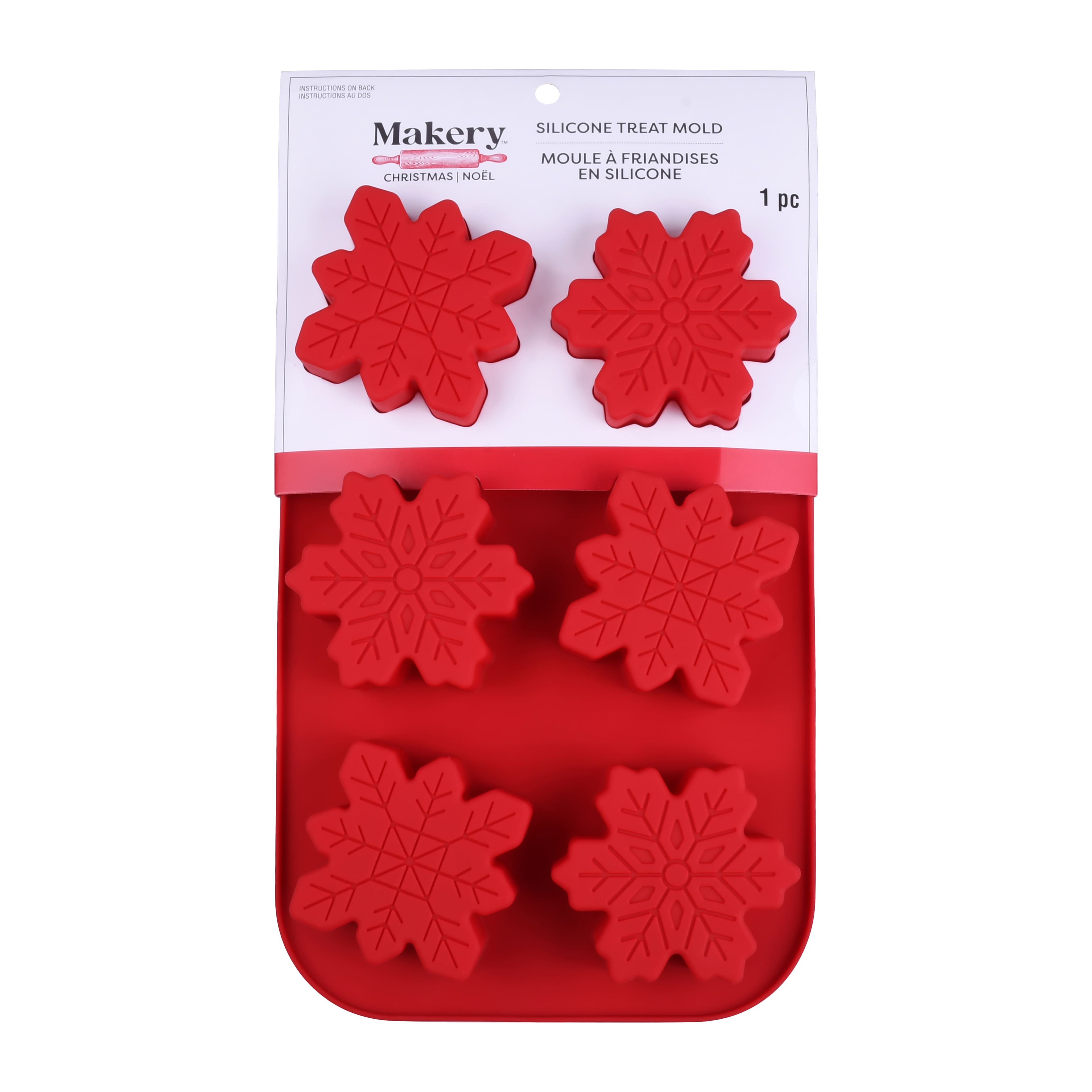 Snowflakes Silicone Treat Mold by Makery&#x2122;
