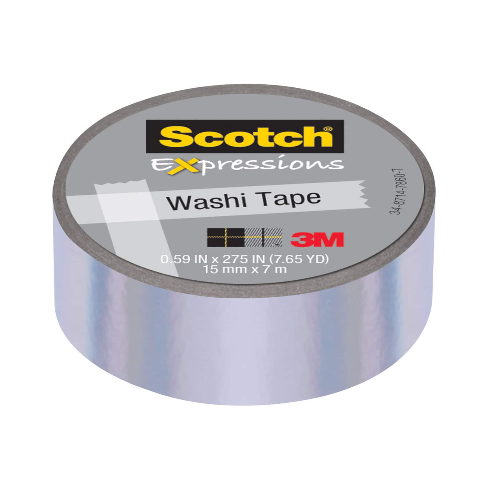 3M Scotch&#xAE; Expressions Iridescent Purple Washi Tape