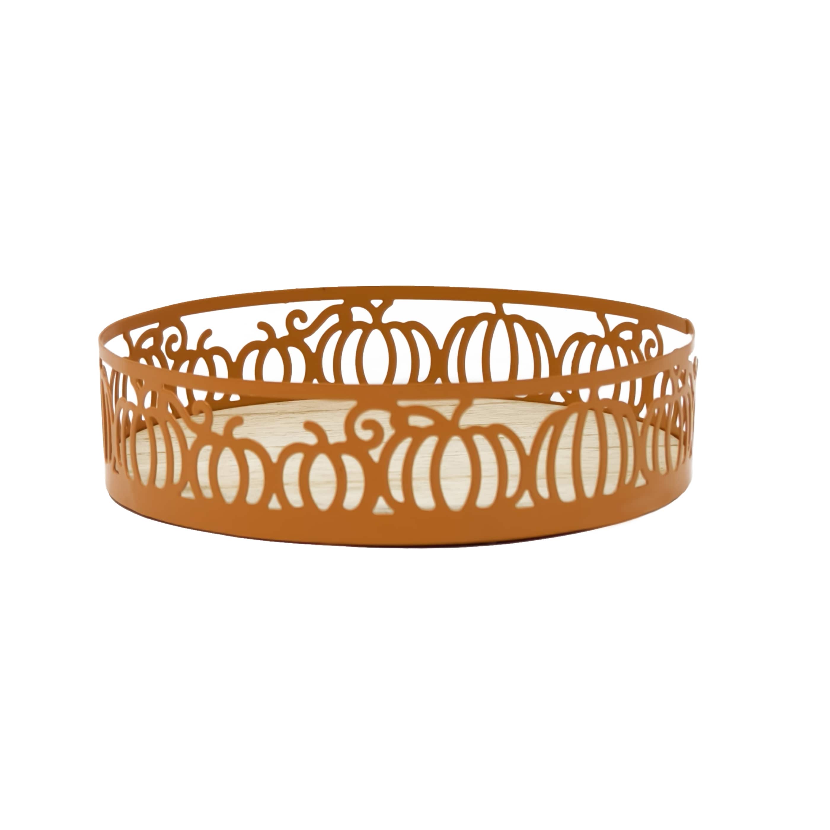 Mini Pumpkin Round Tray by Ashland&#xAE;