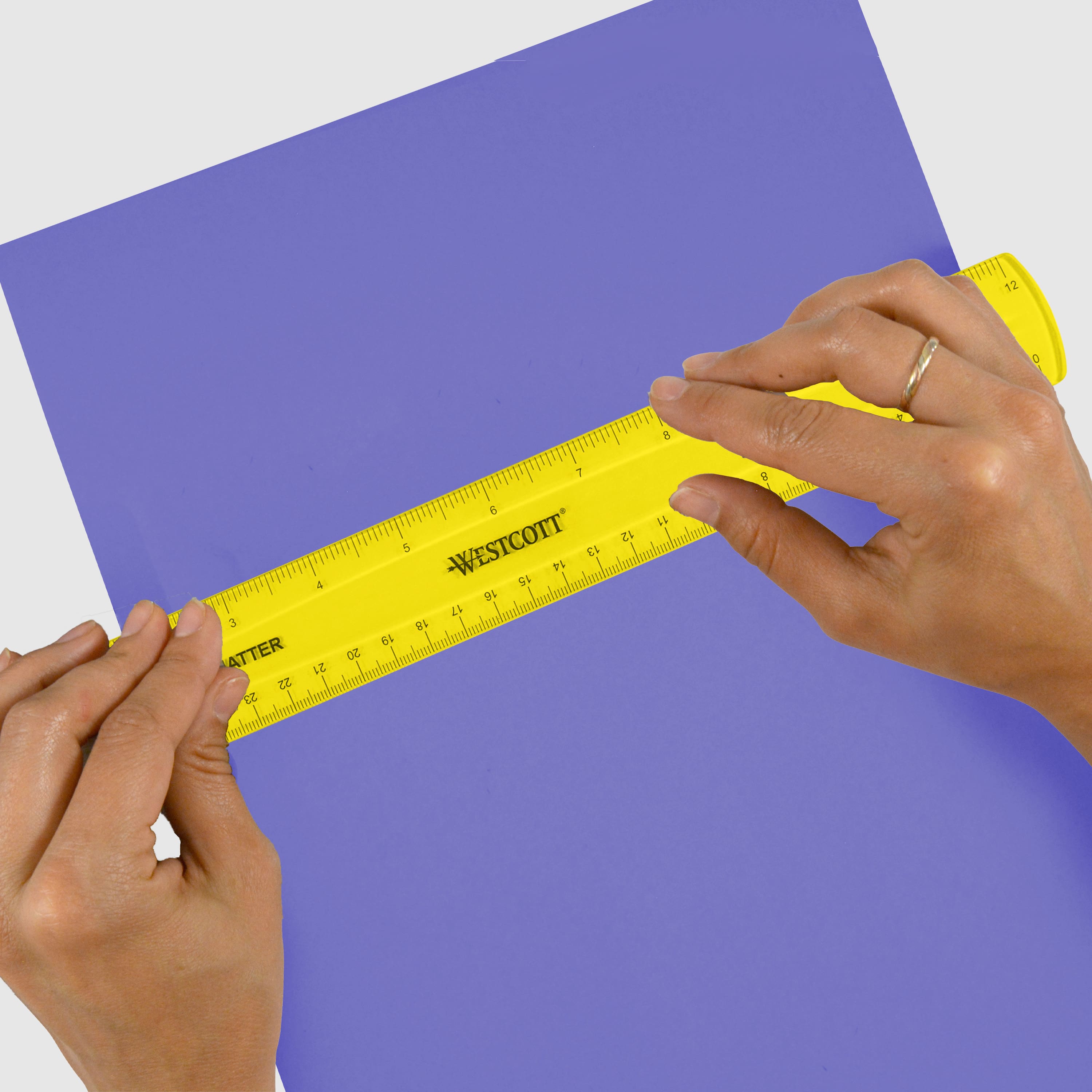 12 Pack: Assorted Westcott® Translucent Shatterproof Ruler