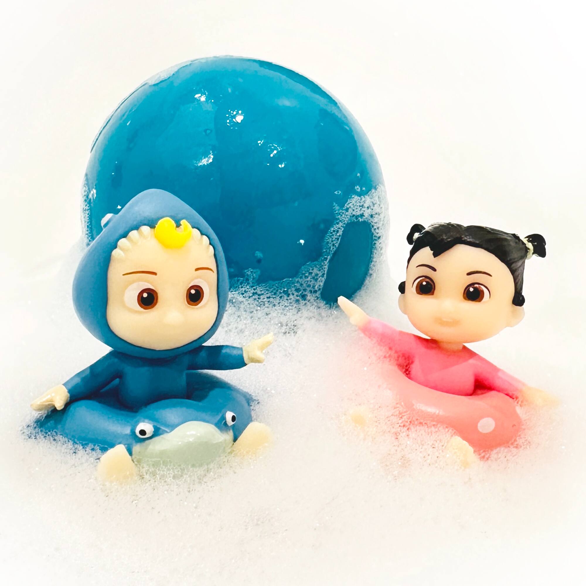 SOAPrize&#xAE; Skipper JJ, Shark JJ, &#x26; Ballerina CeCe Kids Soap Balls with Toys