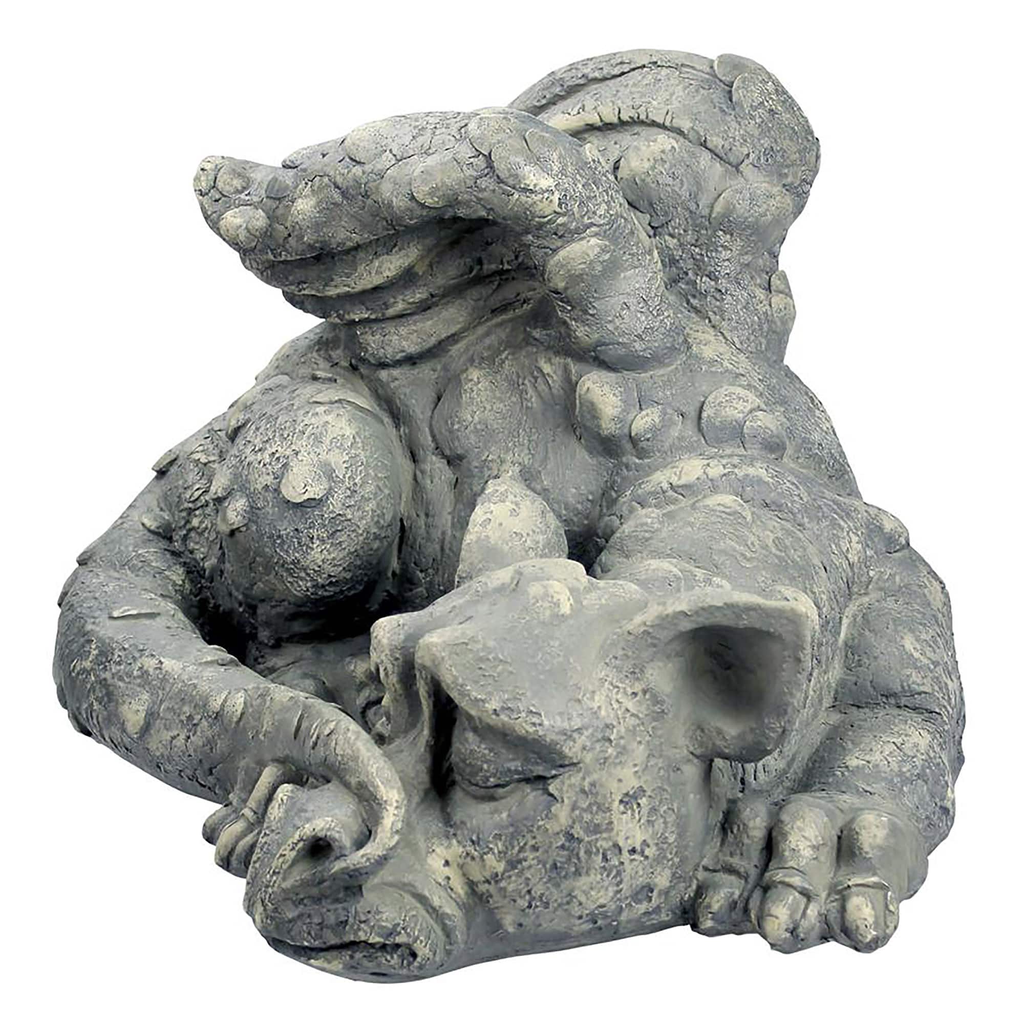 Design Toscano 20&#x22; Blushing Babel the Bashful Dragon Statue