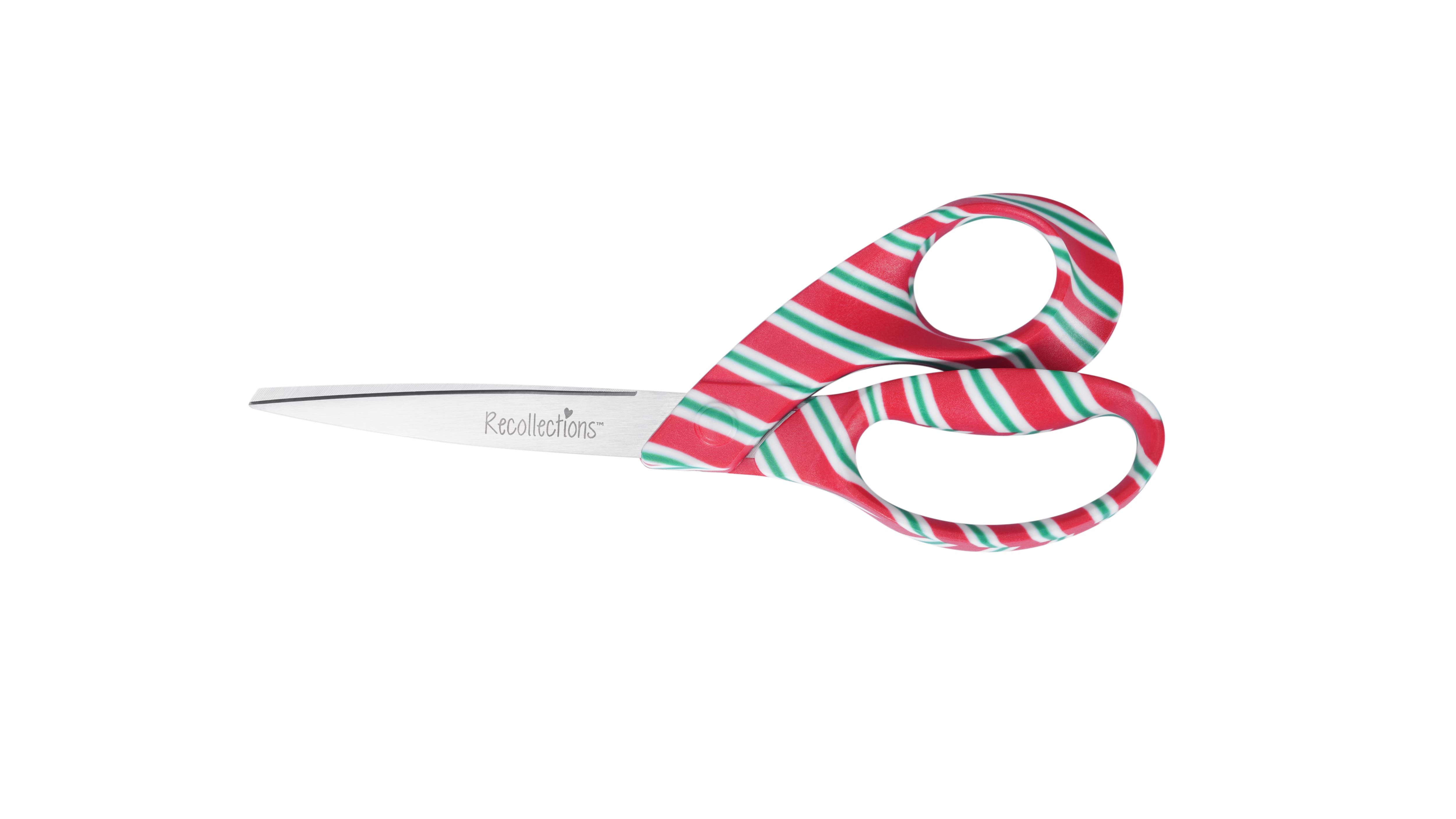 8&#x22; Candy Cane Stripe Scissors by Recollections&#x2122;