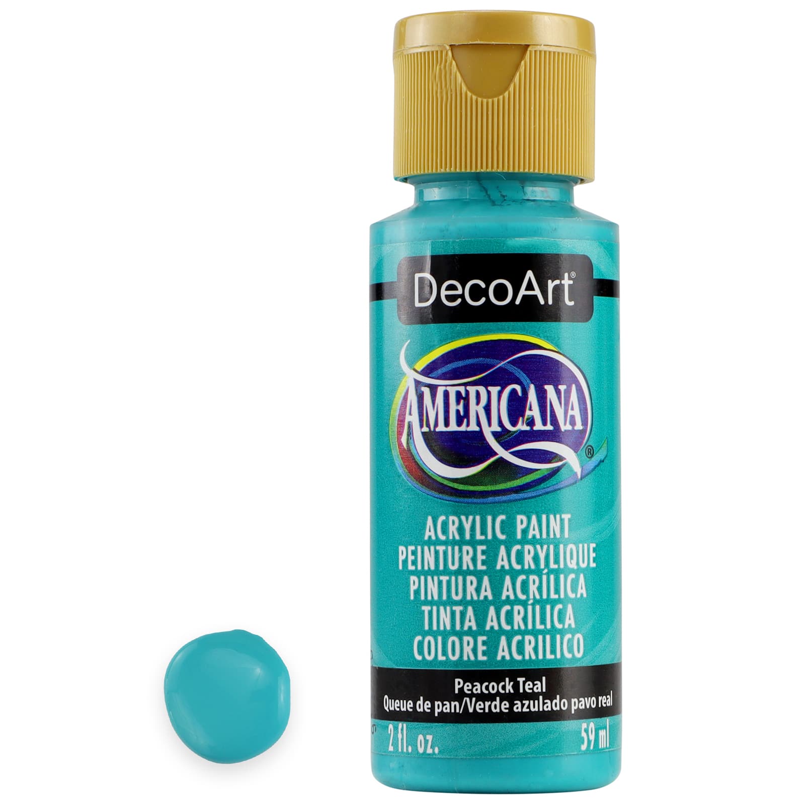 Americana Acrylic Paint 2oz Peacock Teal