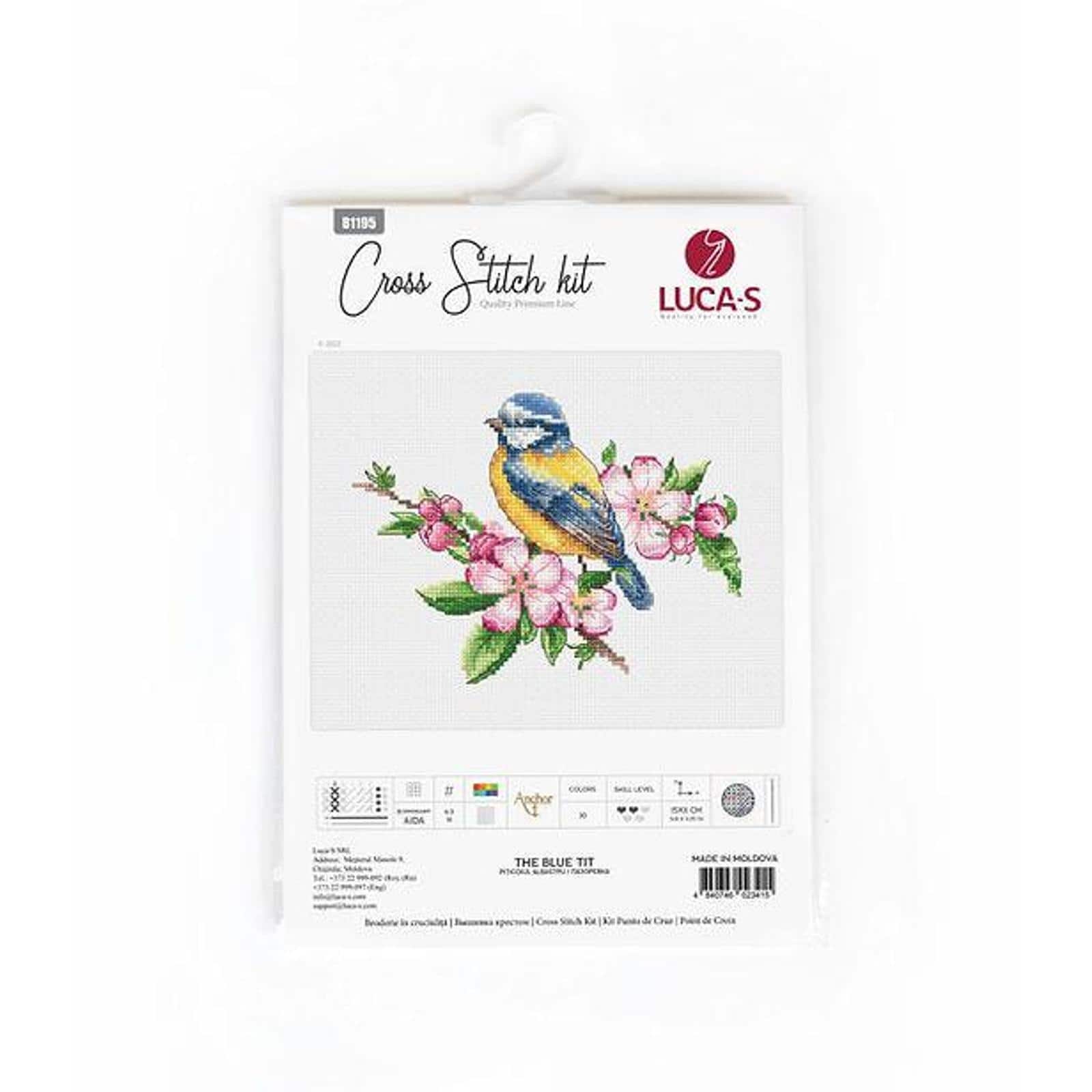 Luca-s The Blue Tit Counted Cross Stitch Kit