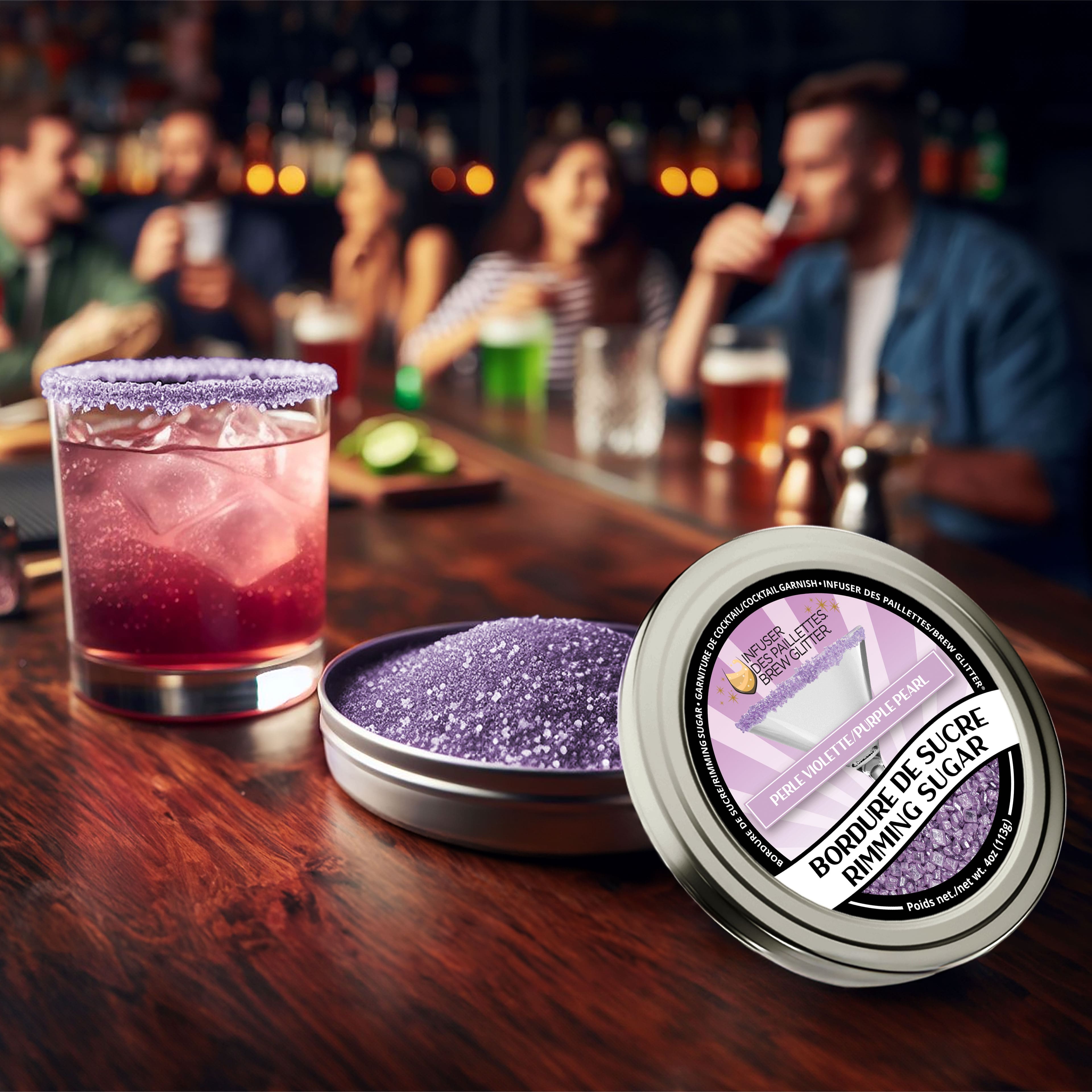 Sucre à infuser pour bordure de cocktail de Bakell