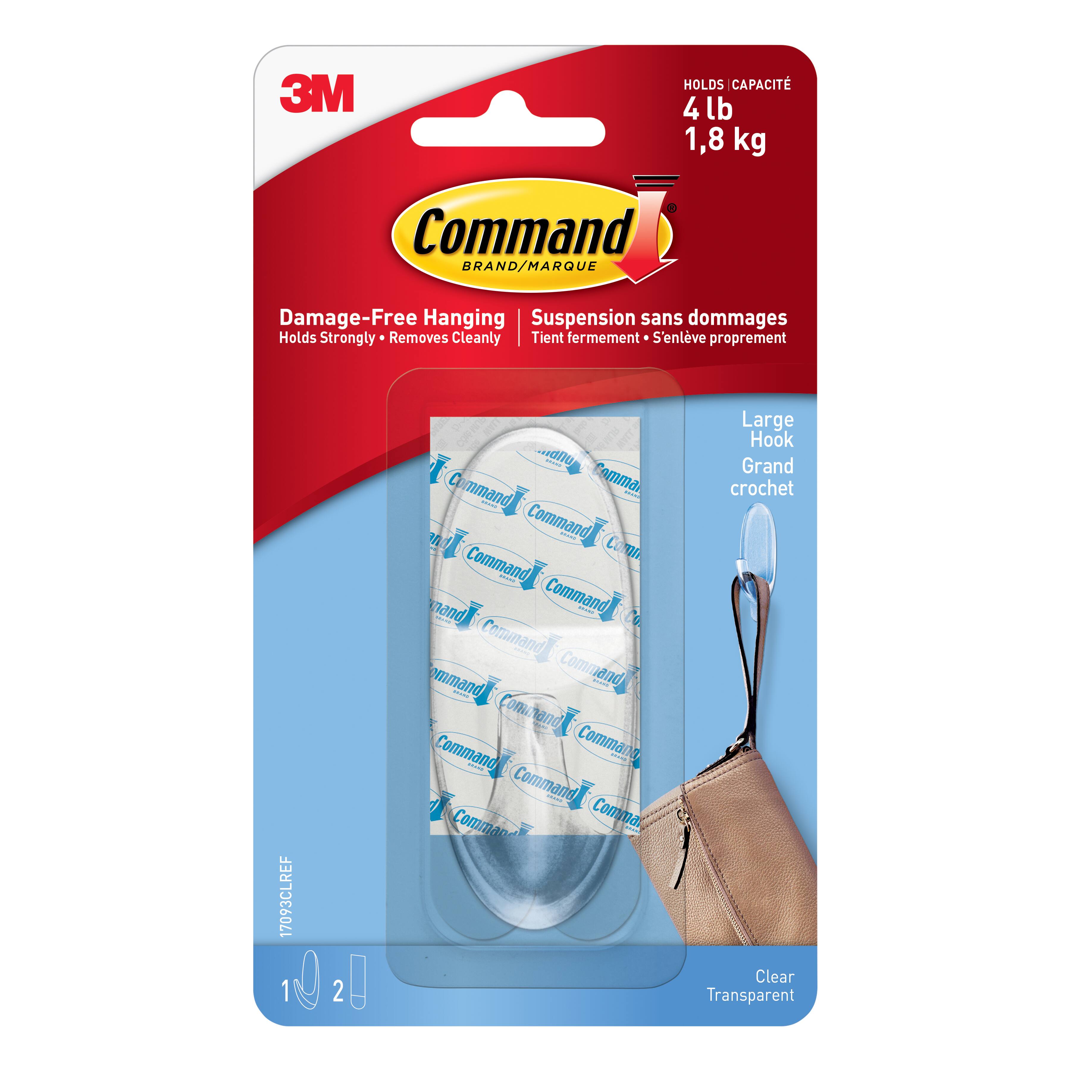 12 Pack: Command™ Clear Hooks