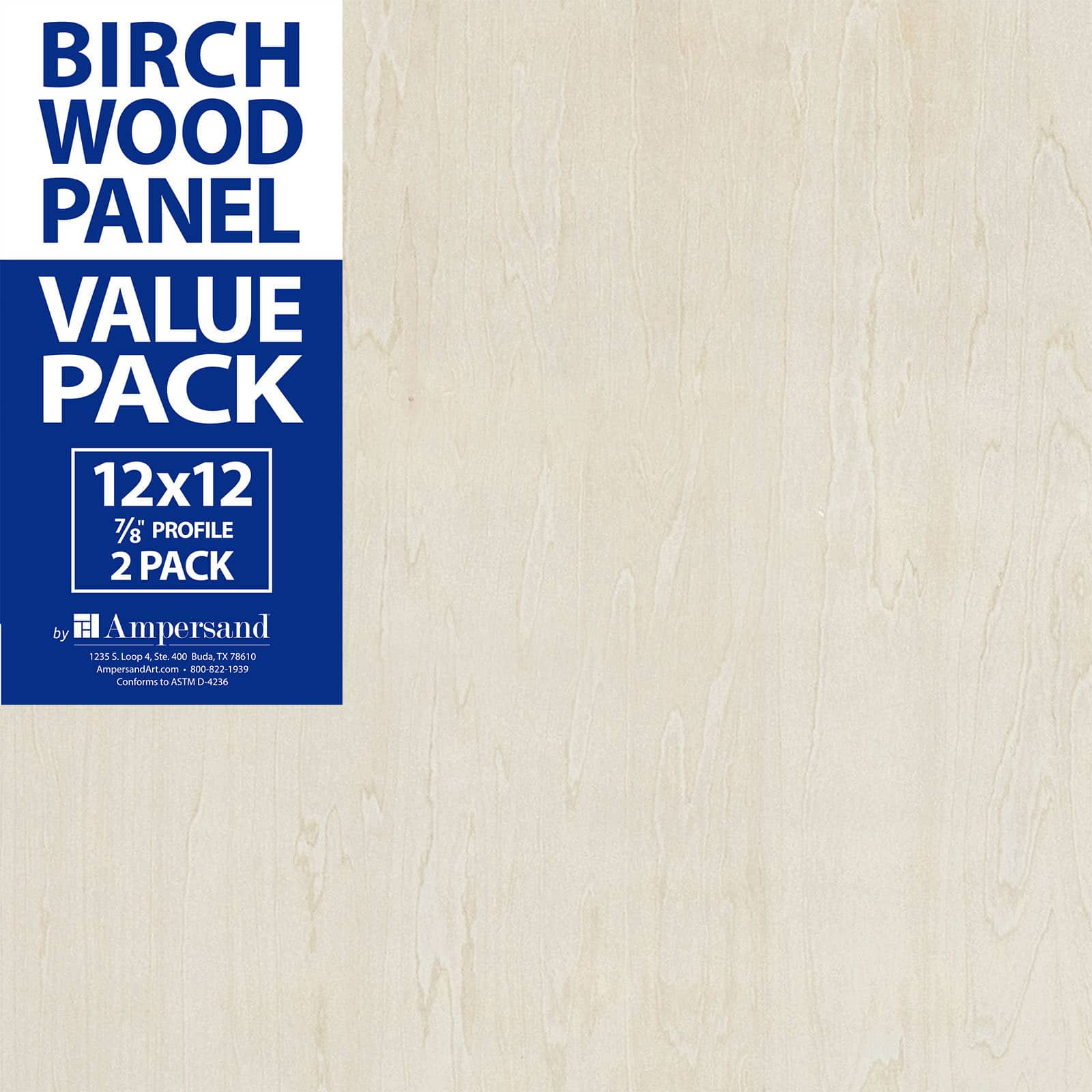 Ampersand&#x2122; Birch Wood Panels