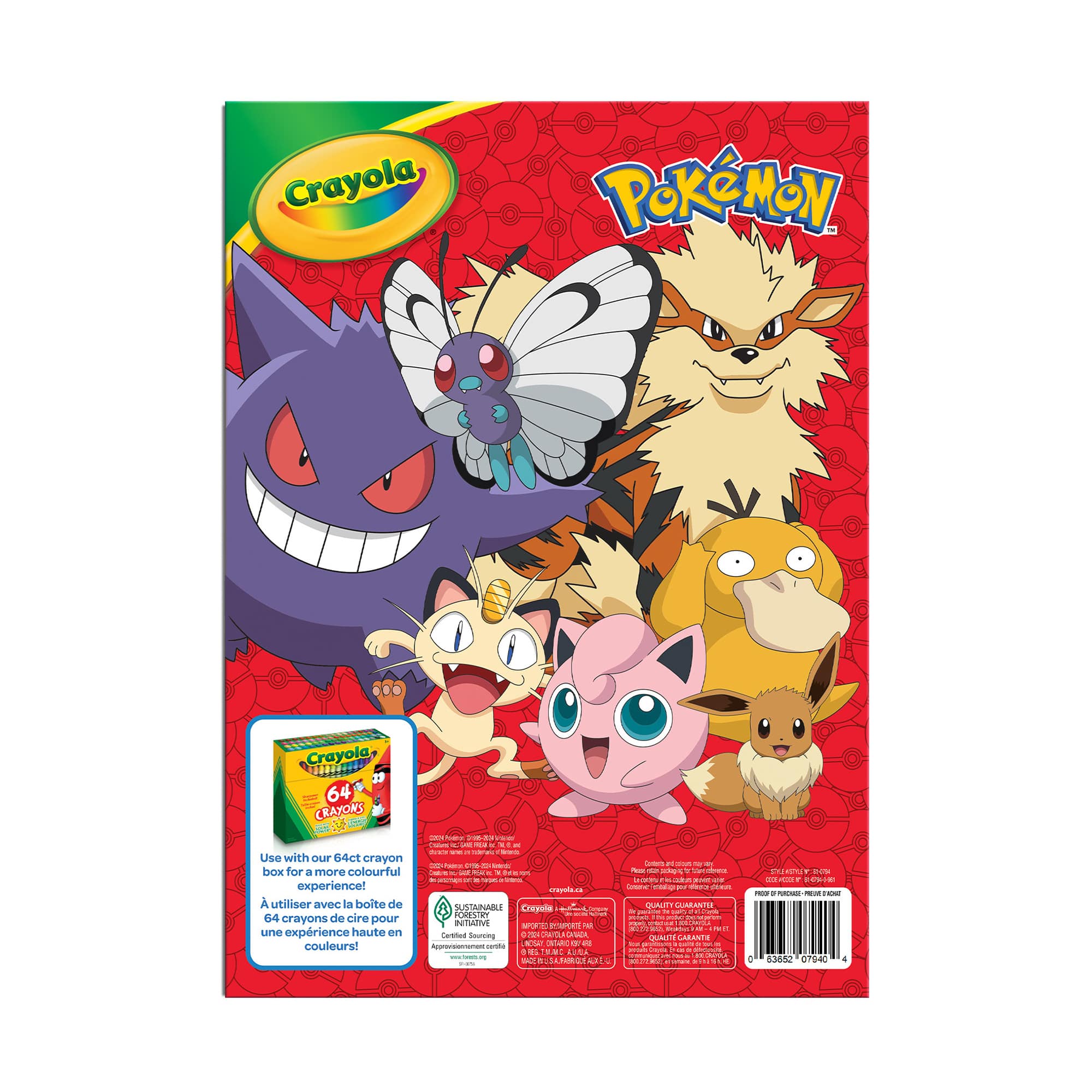 Crayola® 48-Page Pokémon Colouring Book