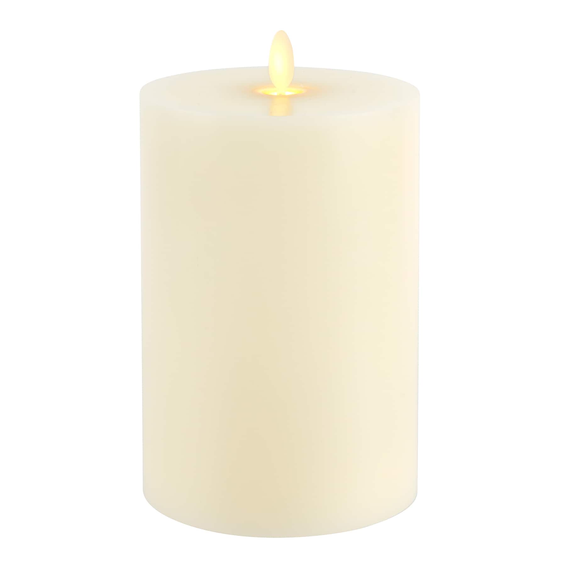 4&#x22; x 6&#x22; Oscillating Flame LED Pillar Candle by Ashland&#xAE;