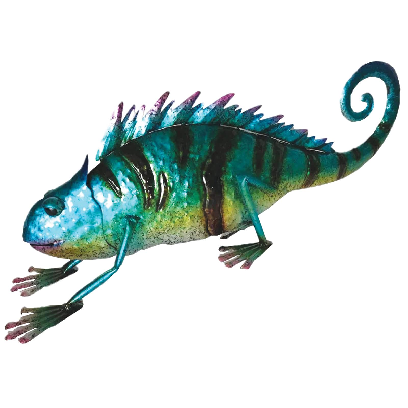 Santa&#x27;s Workshop 22&#x22; Blue Iron Lizard
