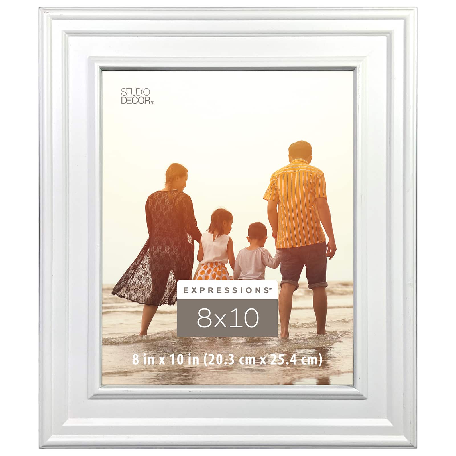 12 Pack: White Frieze 8" x 10" Frame, Expressions™ by Studio Décor®